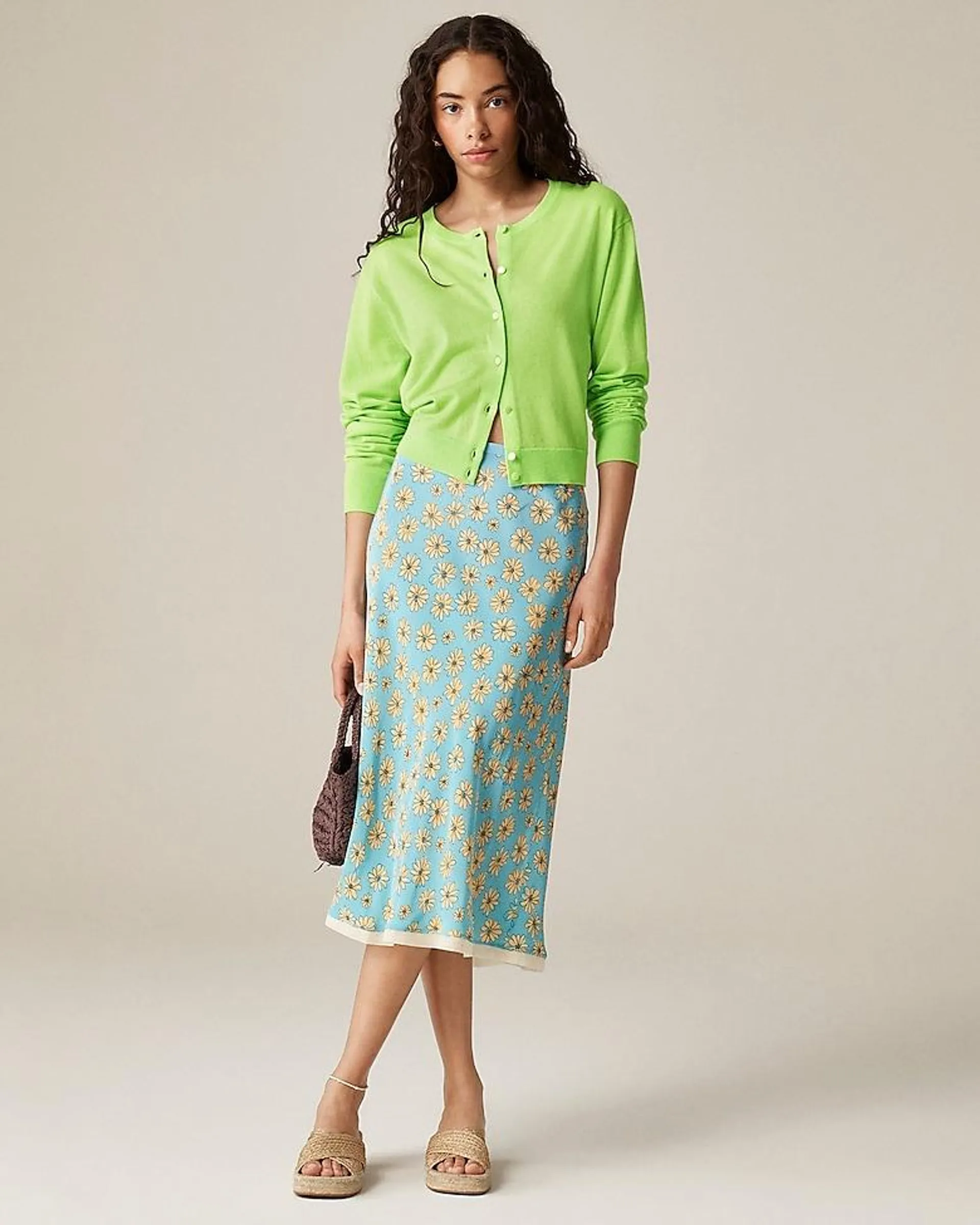 Featherweight cashmere cardigan
