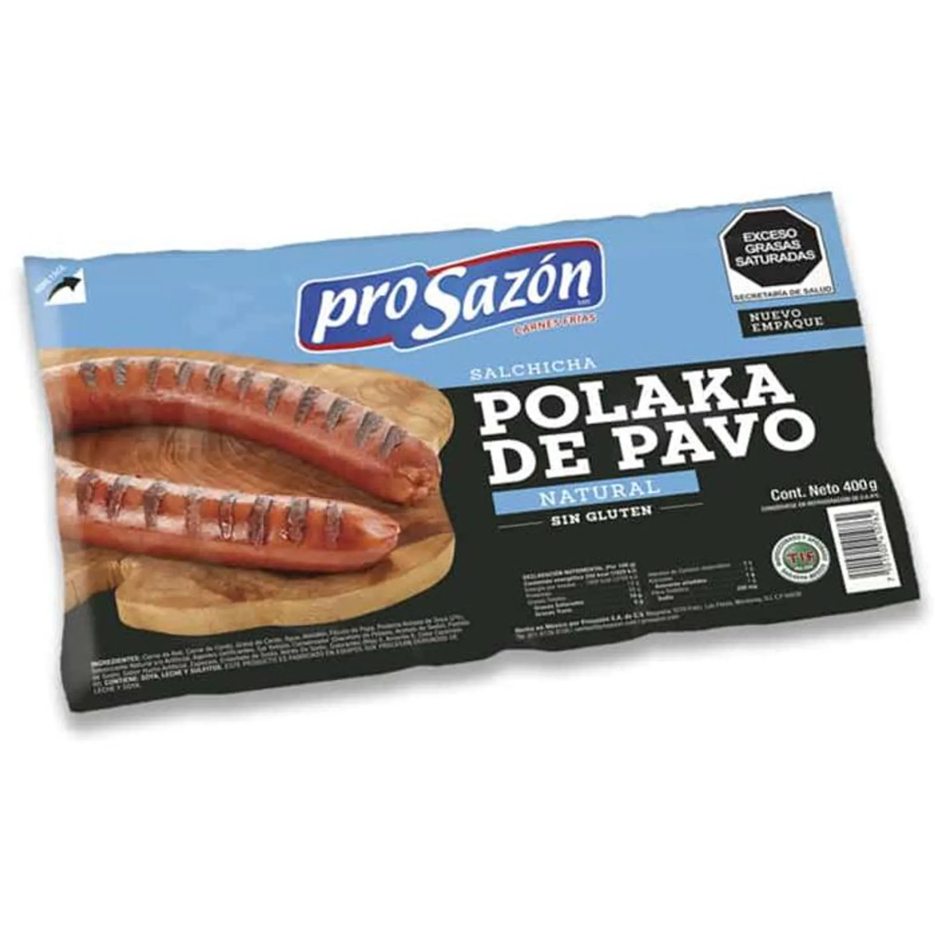 SALCHICHA POLAKA NATURAL PROSAZON PZ 400 g