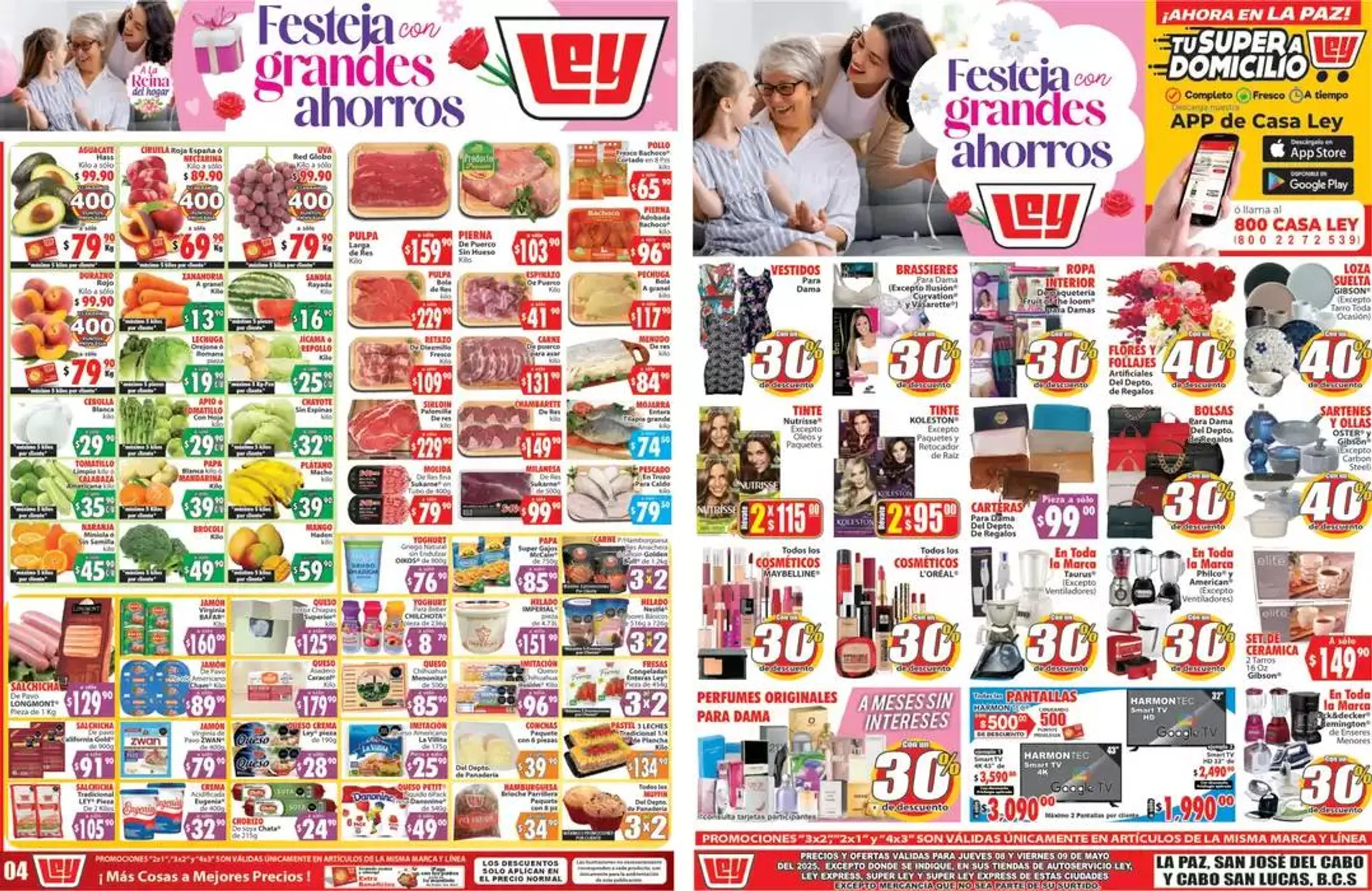 Catálogo de Ofertas Autoservicio Casa Ley 8 de mayo al 10 de mayo 2025 - Pagina 1