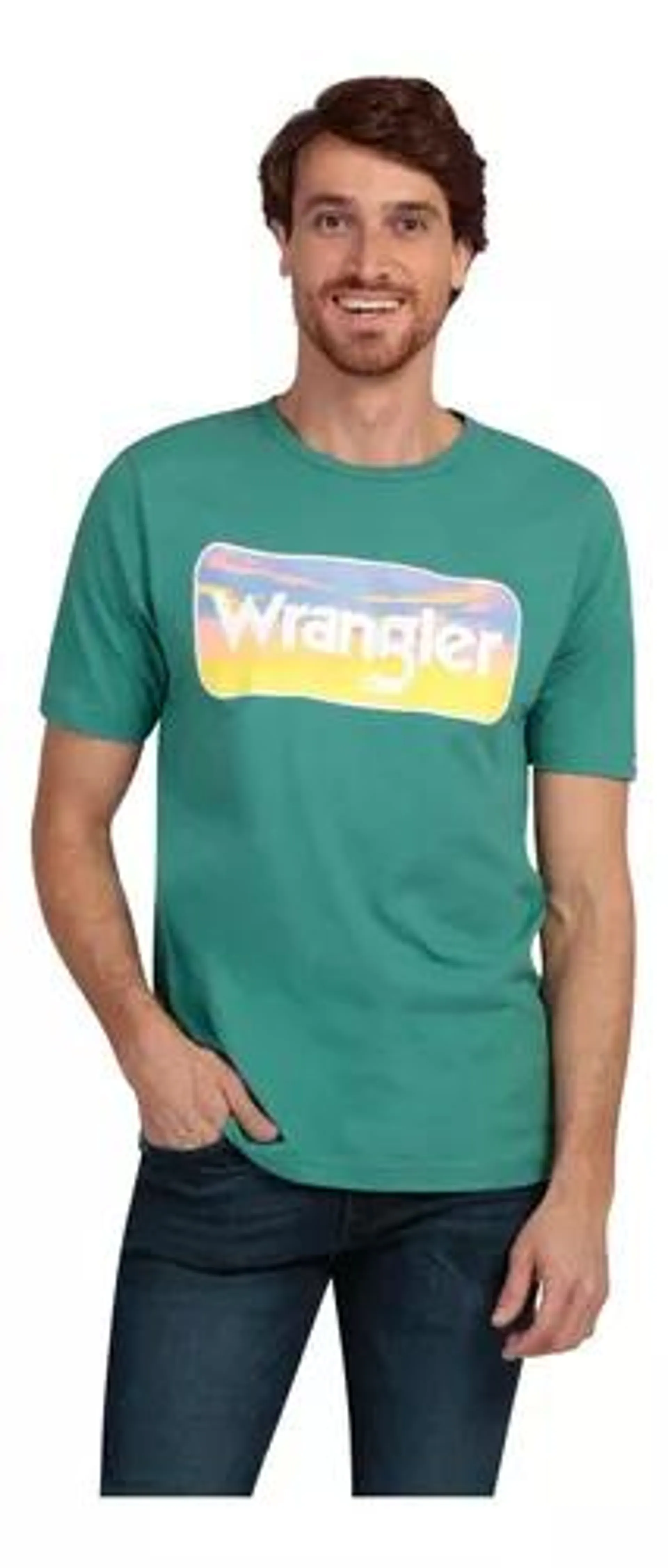 Playera Comfort Manga Corta Wrangler Hombre 259