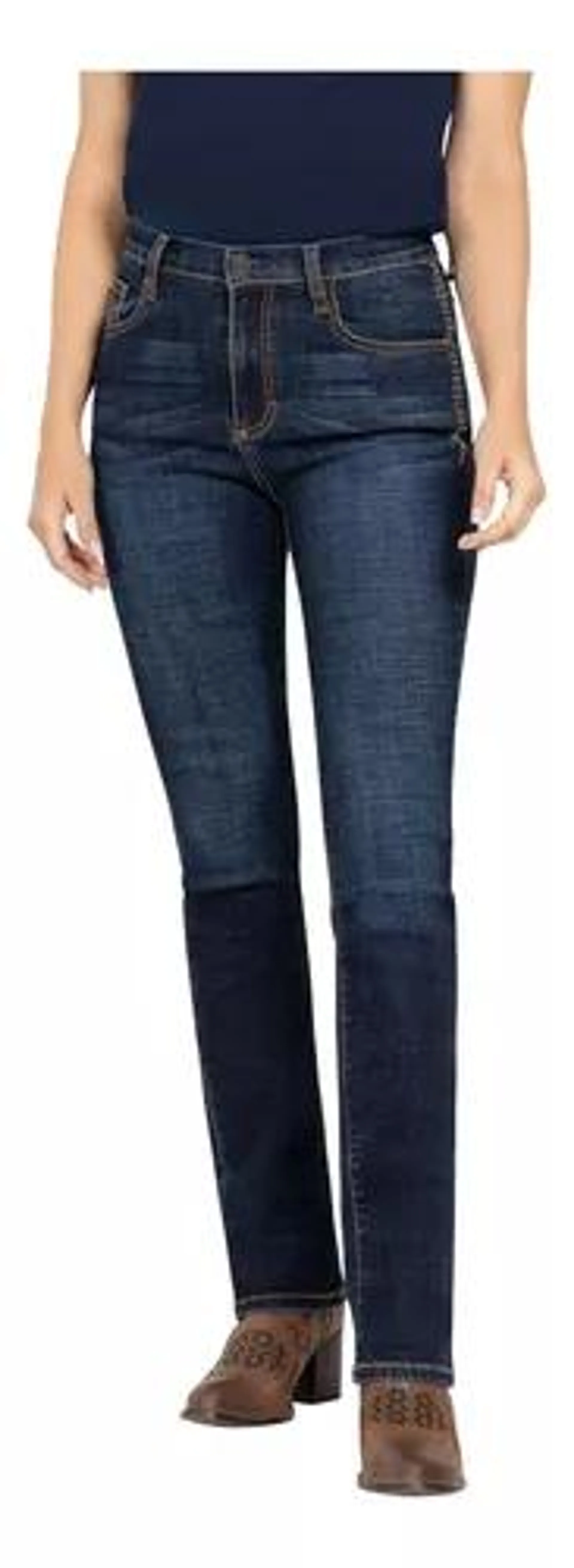 Jeans Vaqueros Mujer Wrangler High Rise Boot 401