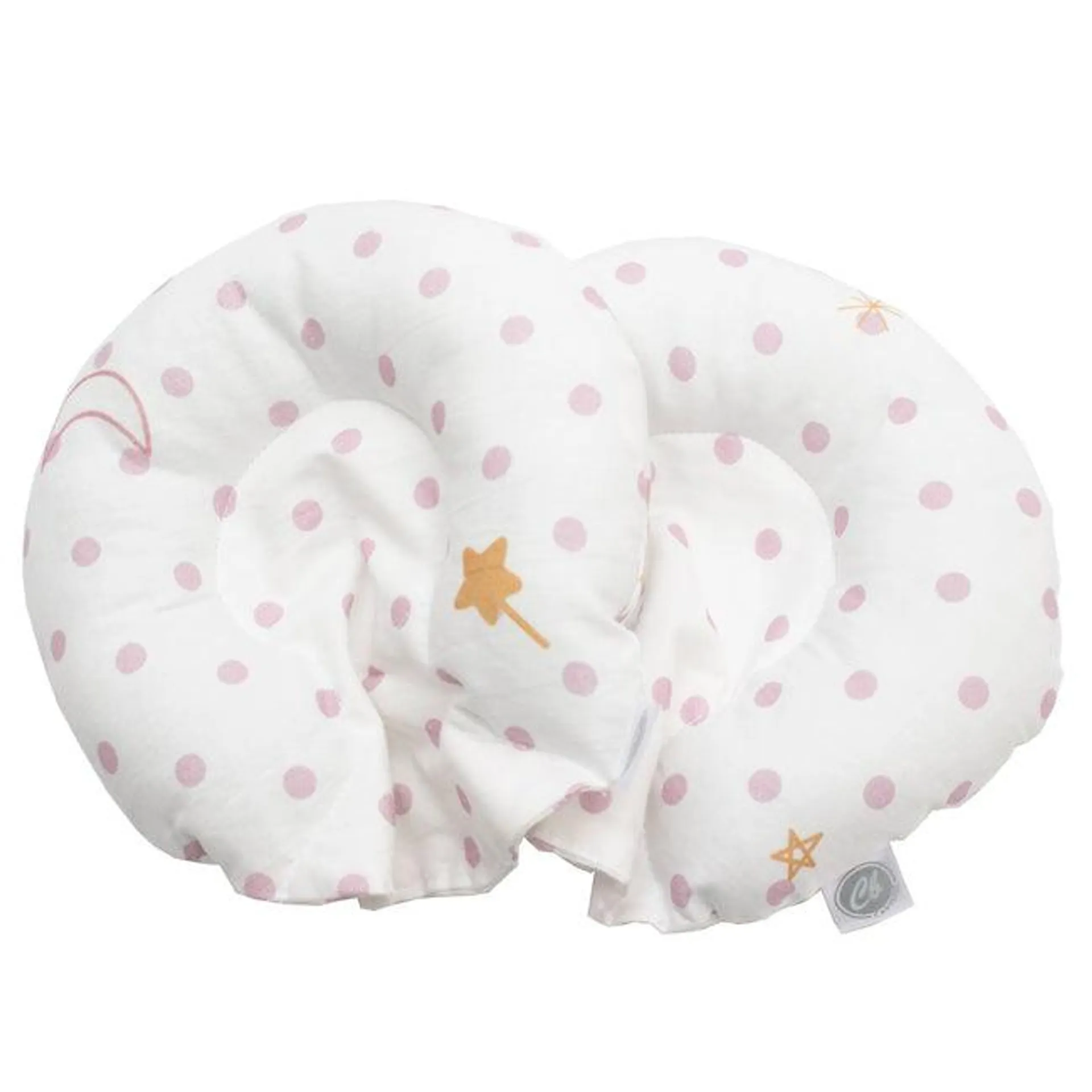 Pack Almohada Mollera Cary 2 Piezas Princesa Luna 18x20 cm Blanco