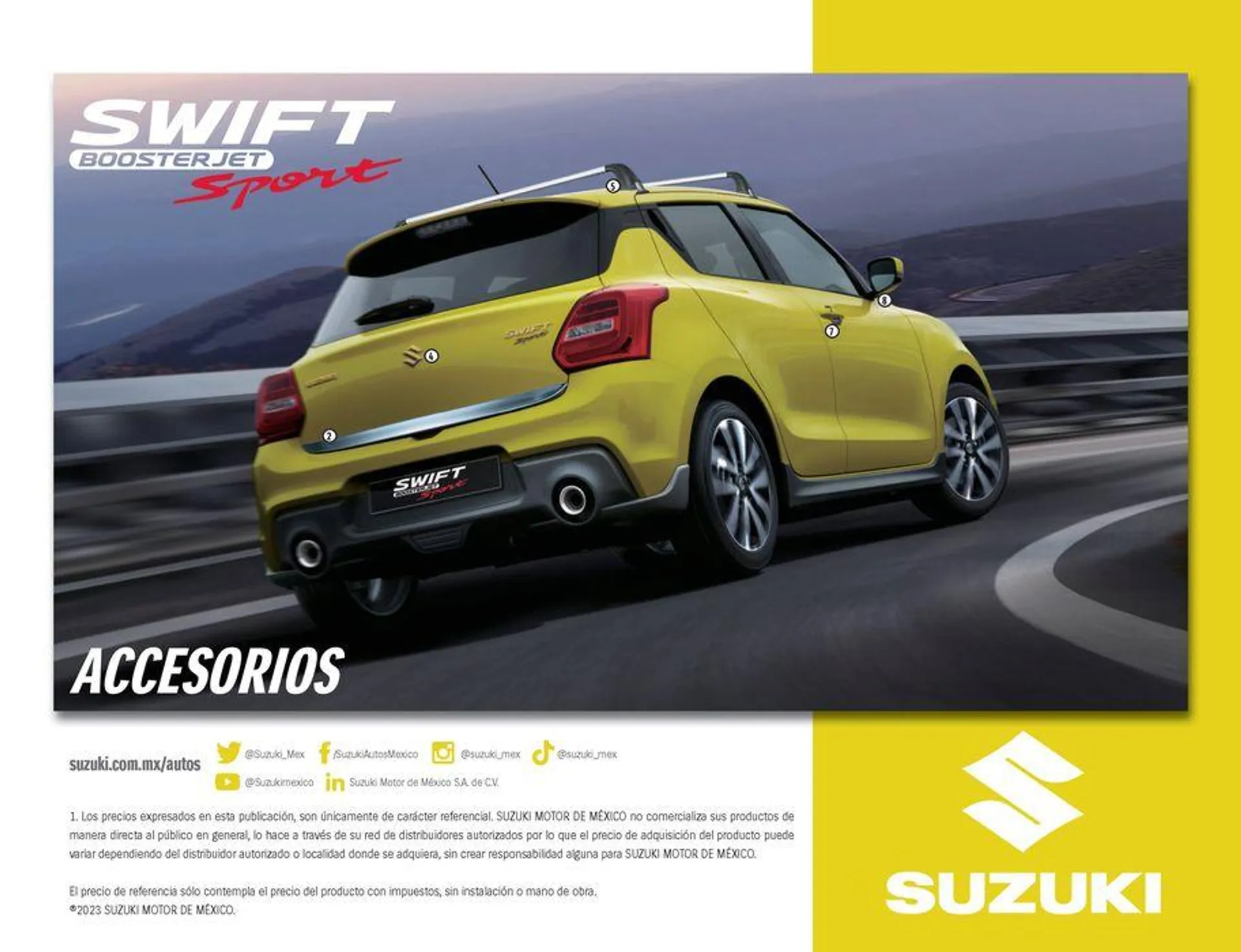 Catálogo de Suzuki SWIFT BOOSTERJET SPORT 27 de febrero al 31 de diciembre 2024 - Pagina 8