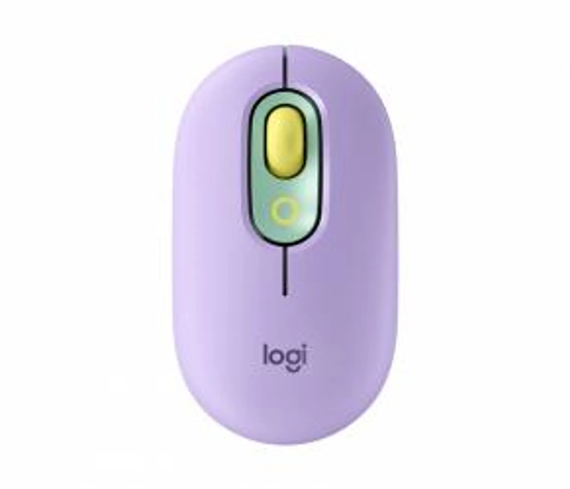 Mouse Logitech Óptico POP, Inalámbrico, 4000DPI, Violeta/Menta