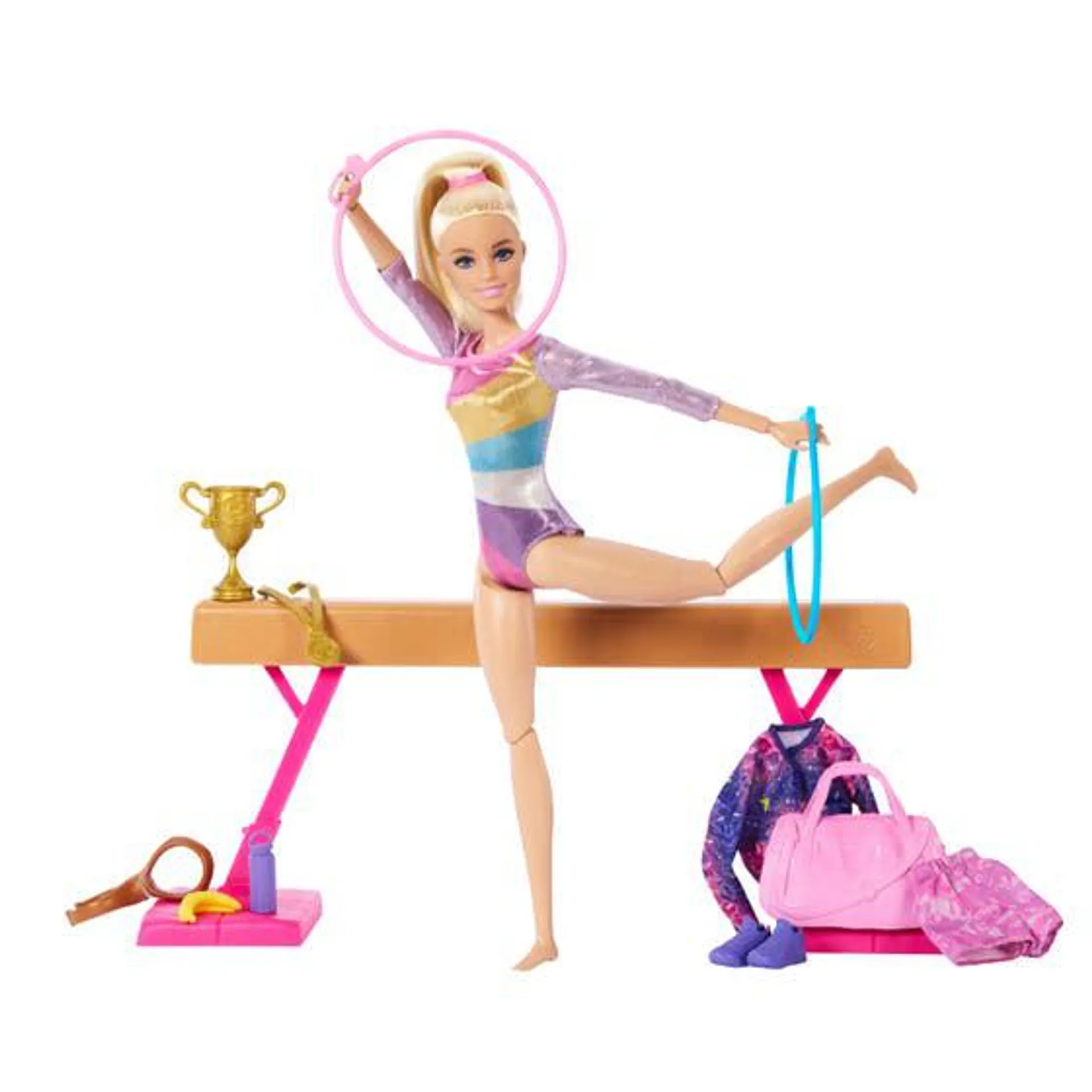 Mattel Barbie Profesiones Gimnasta CabelloRubio HRG52