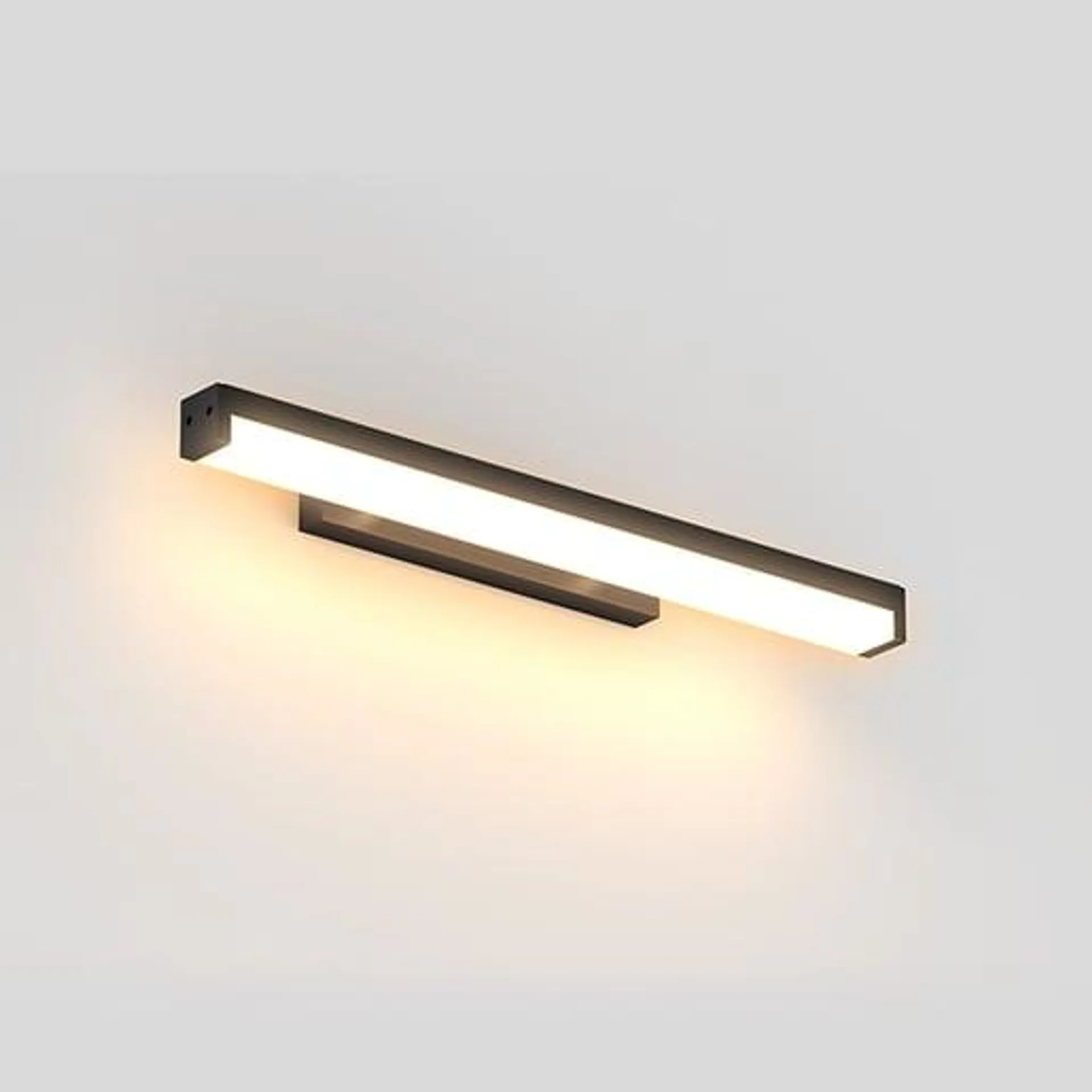 Aplique Lineal Luz LED 15 W, Luz Blanca Ajustable, Rotación 180°, IK08, No atenuable
