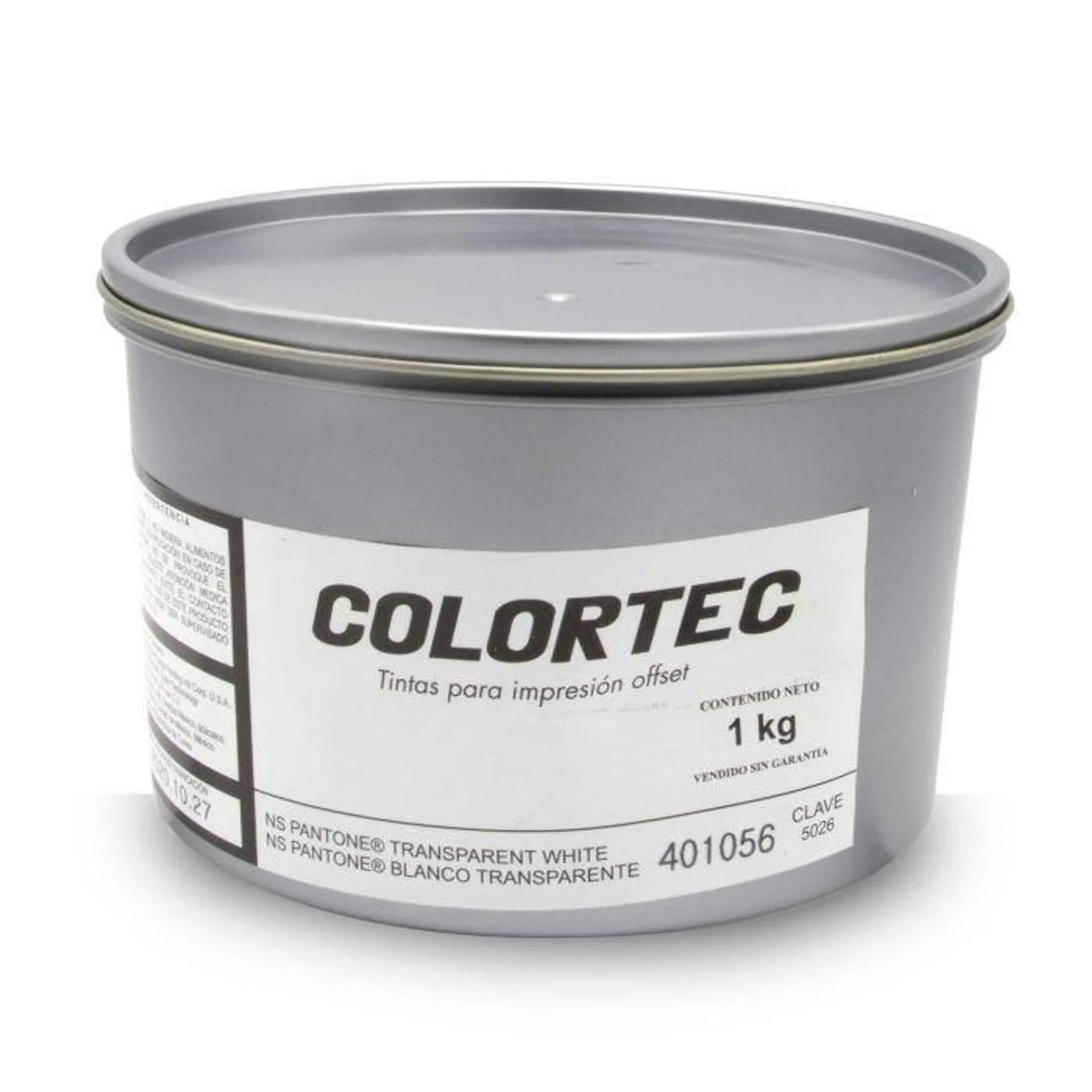 Tinta Pantone Colortec 5026 Blanco Transpa. 1 Kg.