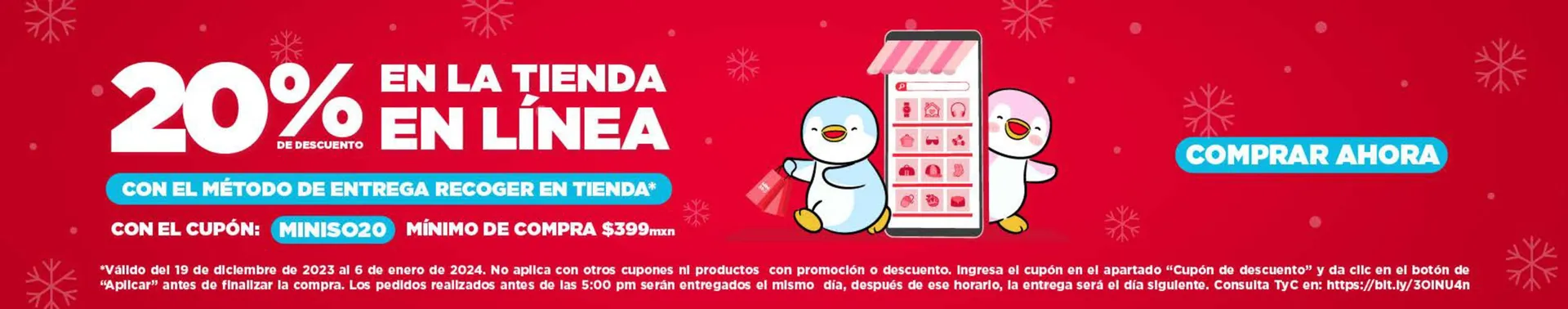 Catálogo de Catálogo Miniso 26 de diciembre al 6 de enero 2024 - Pagina 1