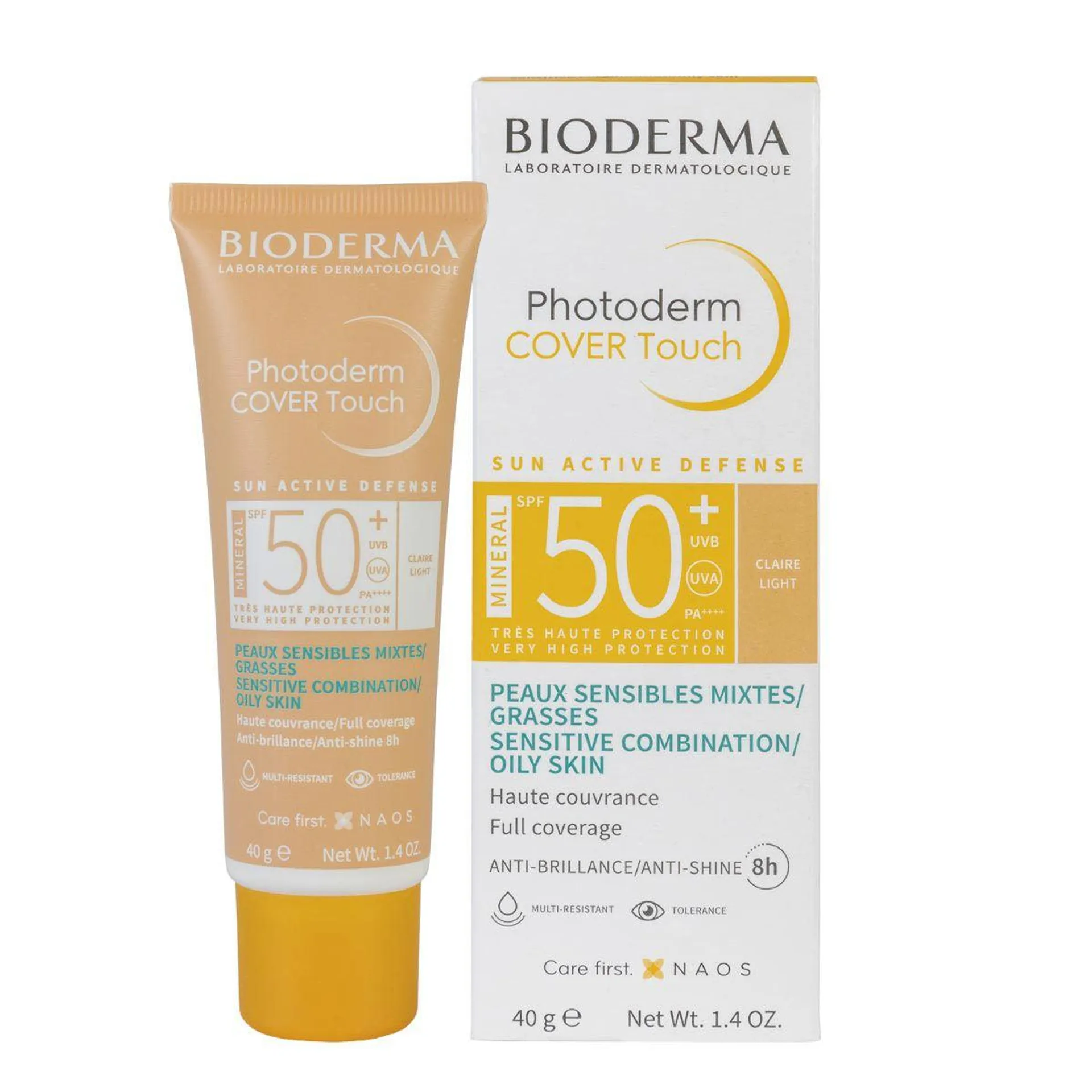 Photoderm Cover Touch Mineral SPF 50+ Tono Claro 40gr