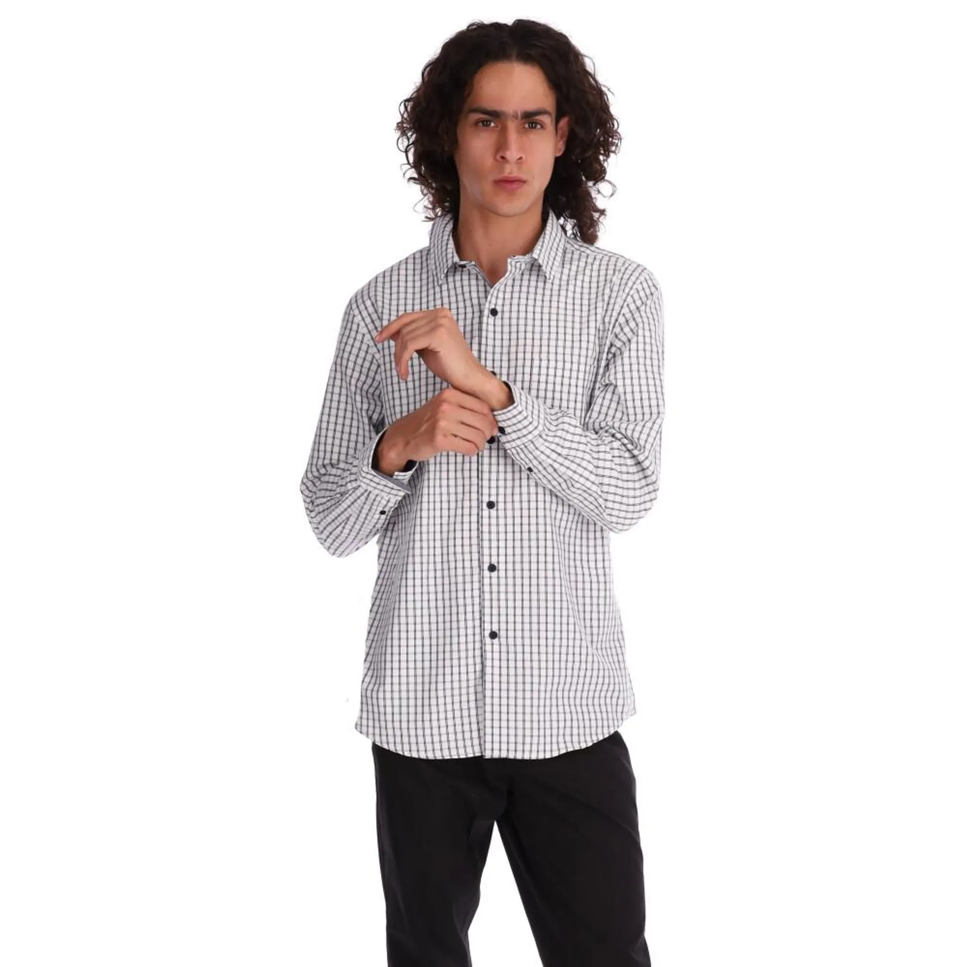 Camisa Hummo Hombre Con Diseño De Cuadros