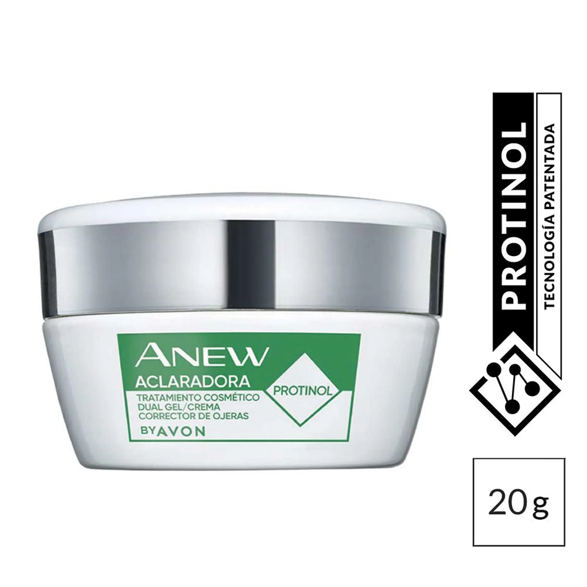 Tratamiento dual gel/crema corrector de ojeras con Protinol | Anew