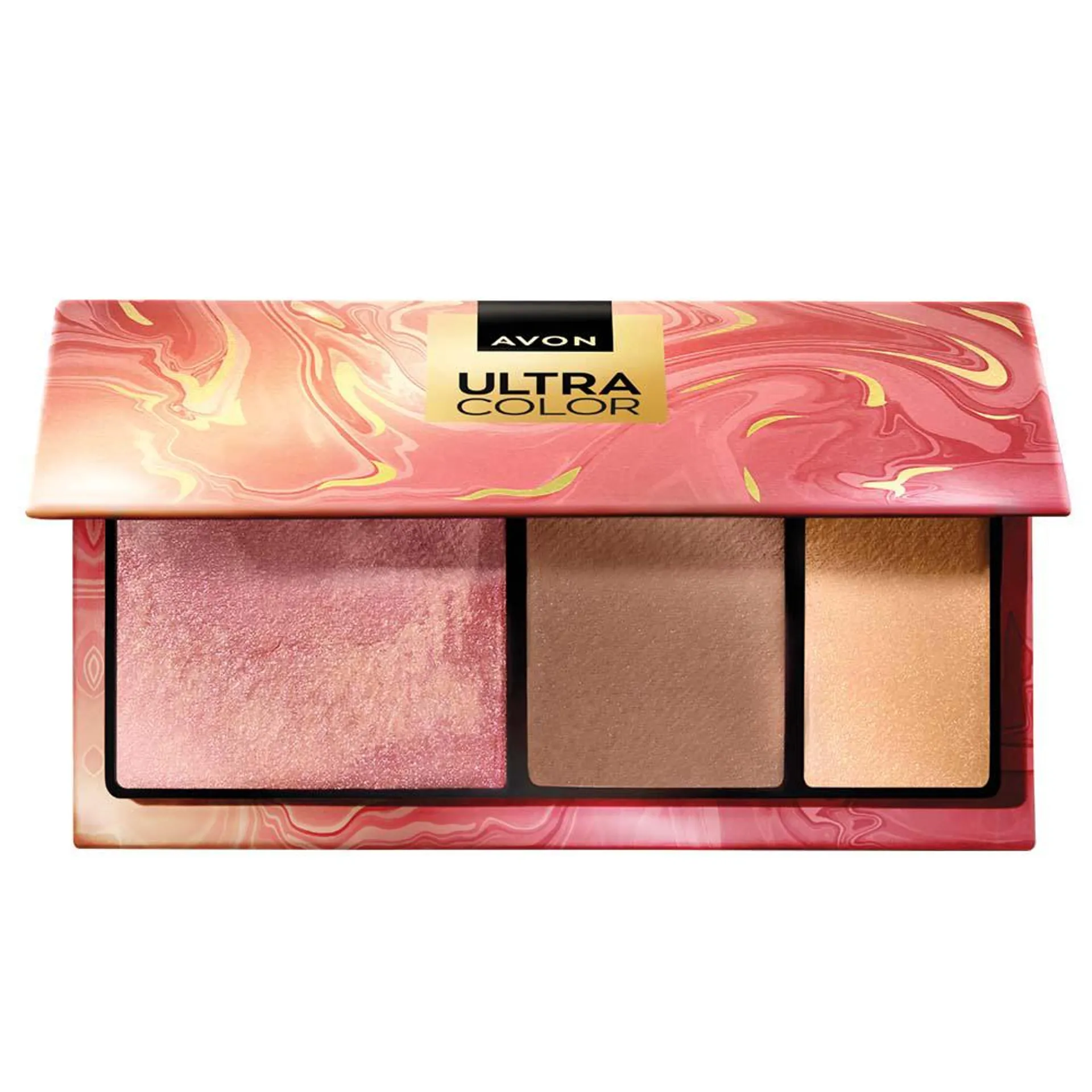 Paleta Facial en polvo 3 en 1 Golden Hour | Avon Ultra Color