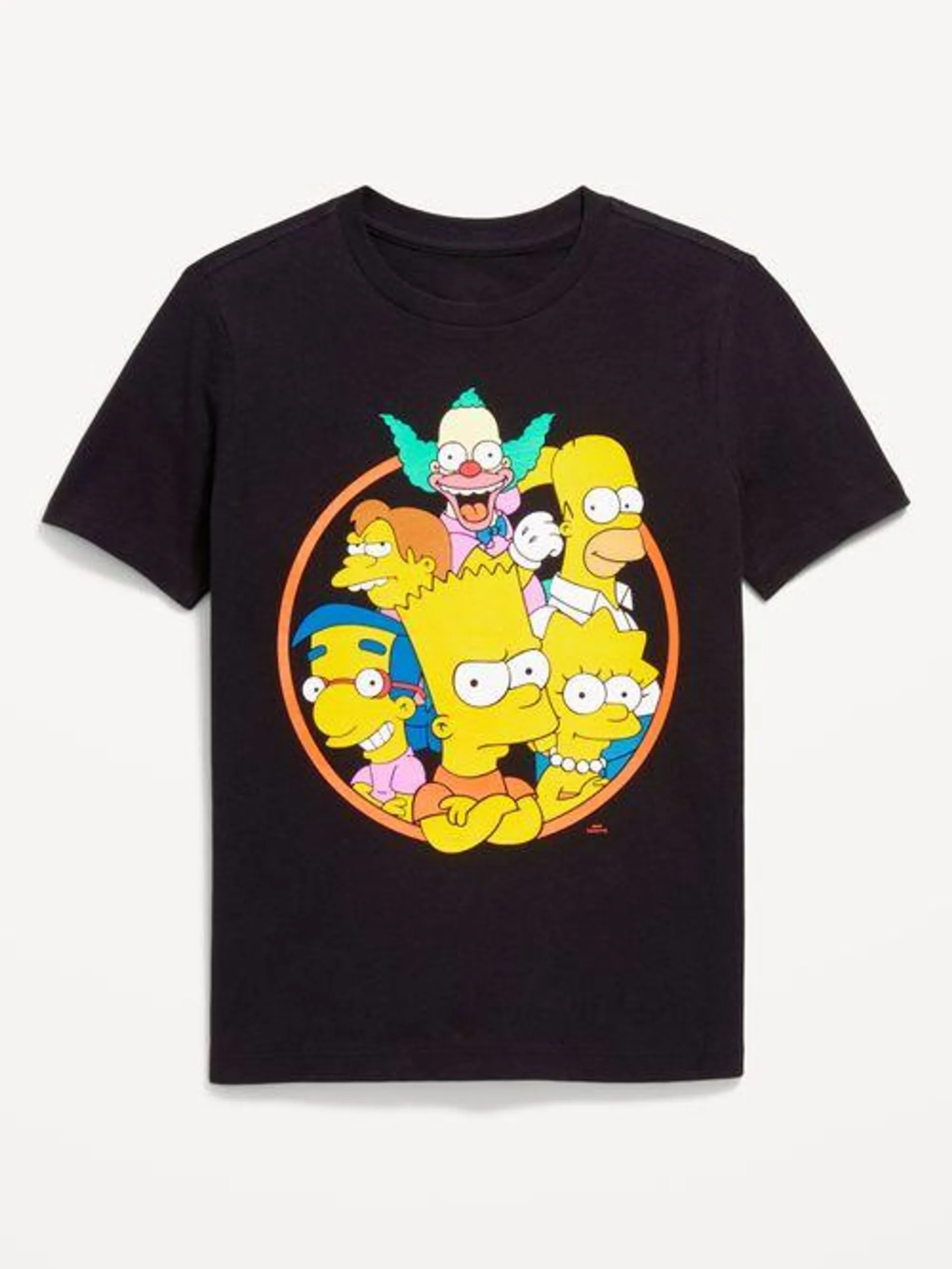 Playera The Simpsons™ cuello redondo manga corta para Niño Old Navy