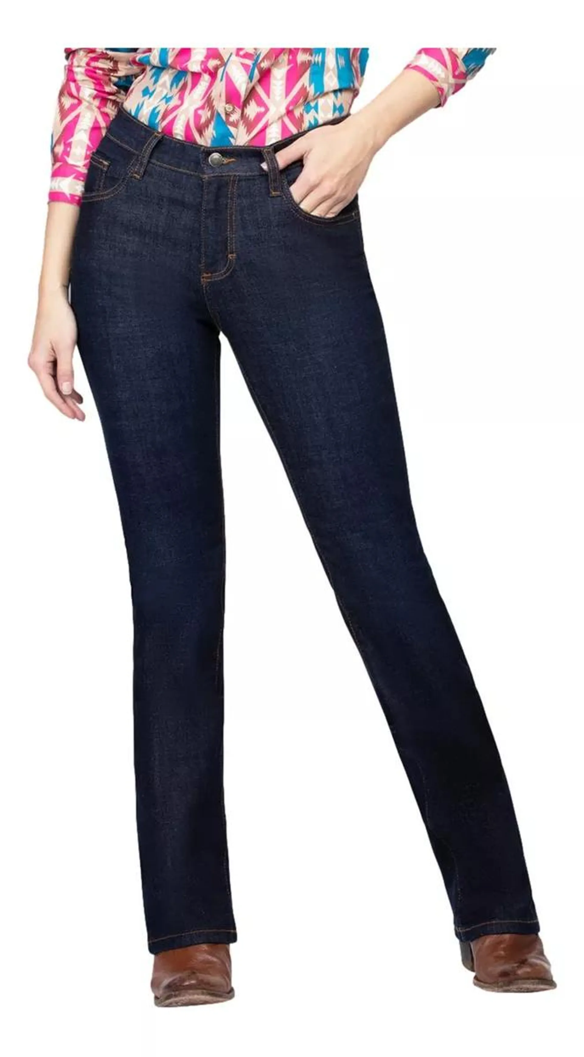 Pantalón Jeans Vaquero High Rise Wrangler Dama 841