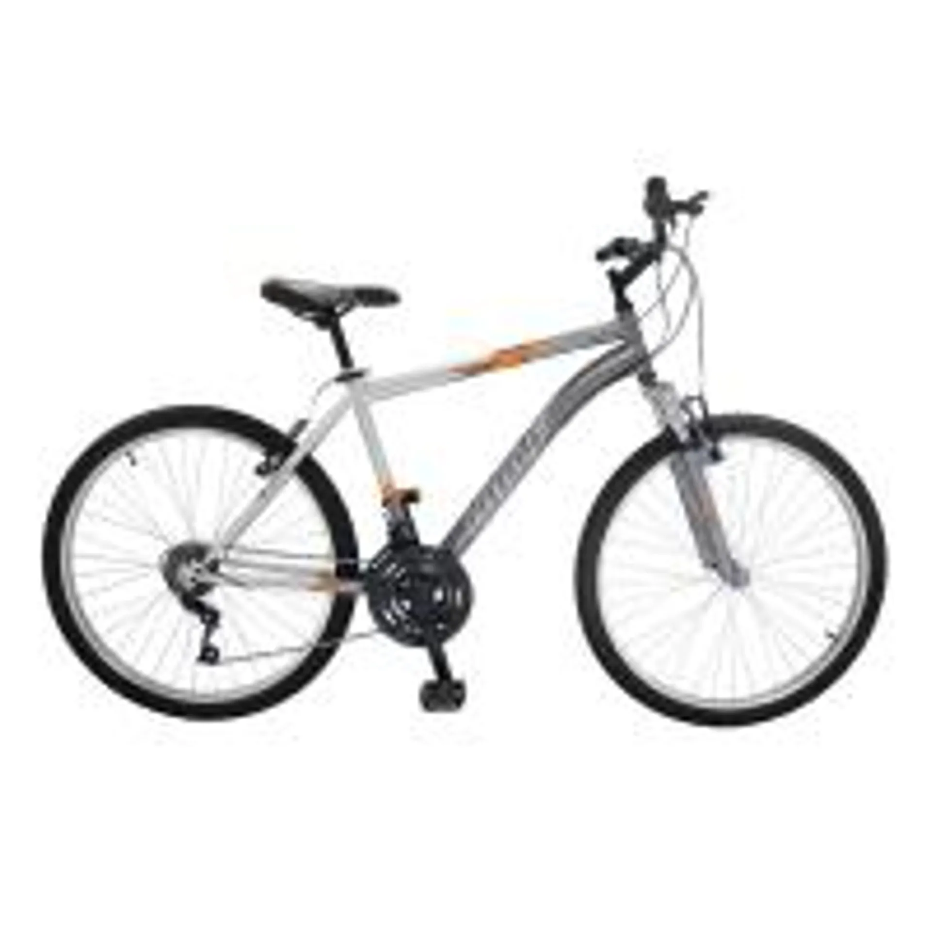 Bicicleta WOLF Montaña R26 18V. Hombre FS Frenos ”V” Acero Gris/Plata Talla:UN