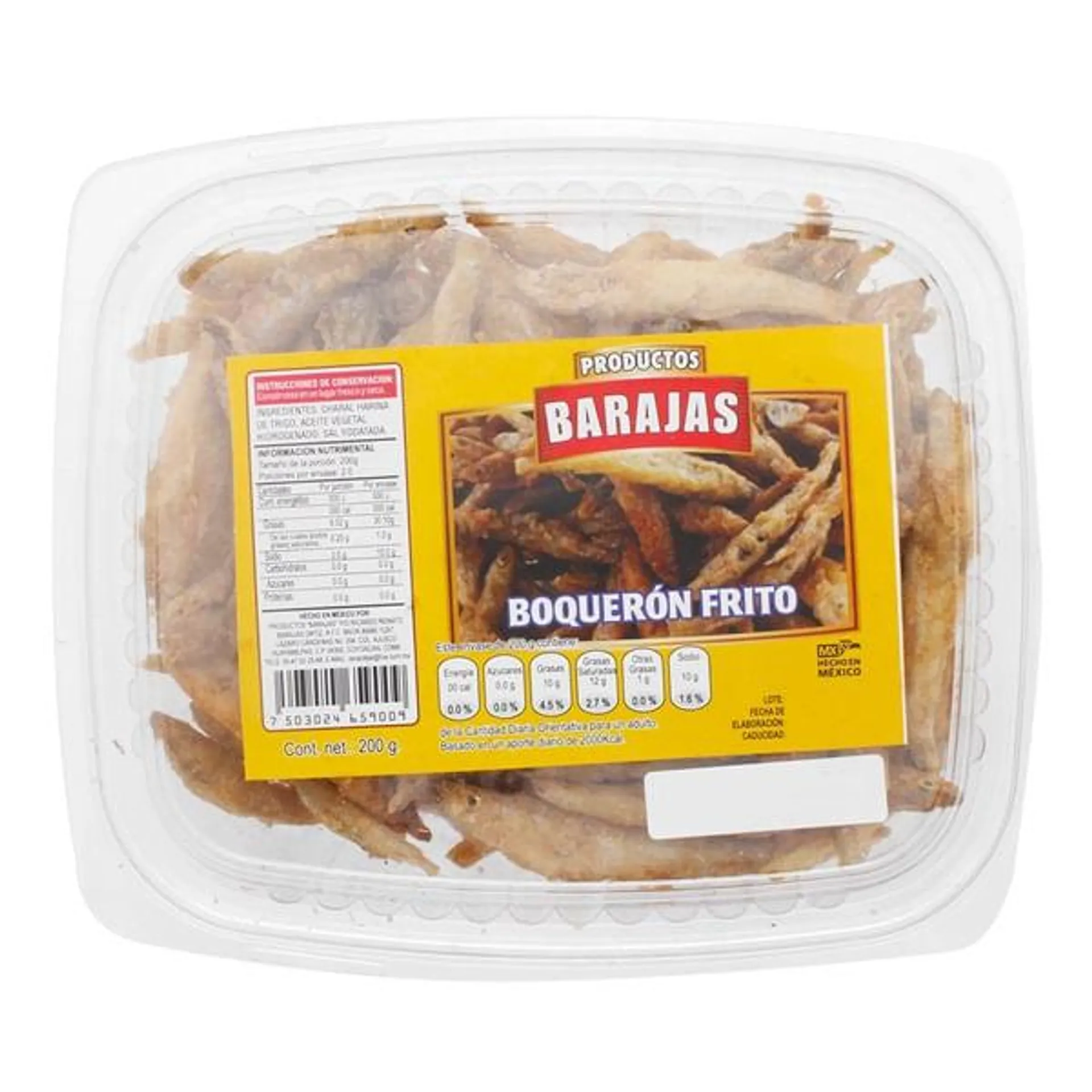 Boquerón Barajas Frito 200 g