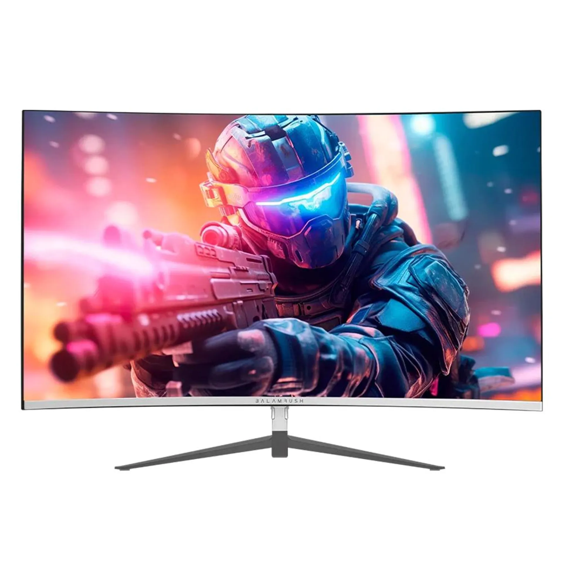 Monitor Gamer Curvo Balam Rush ULTRA EARTH II MGX27C LED 27" / Full HD / FreeSync / 165Hz / HDMI / Blanco / BR-938280