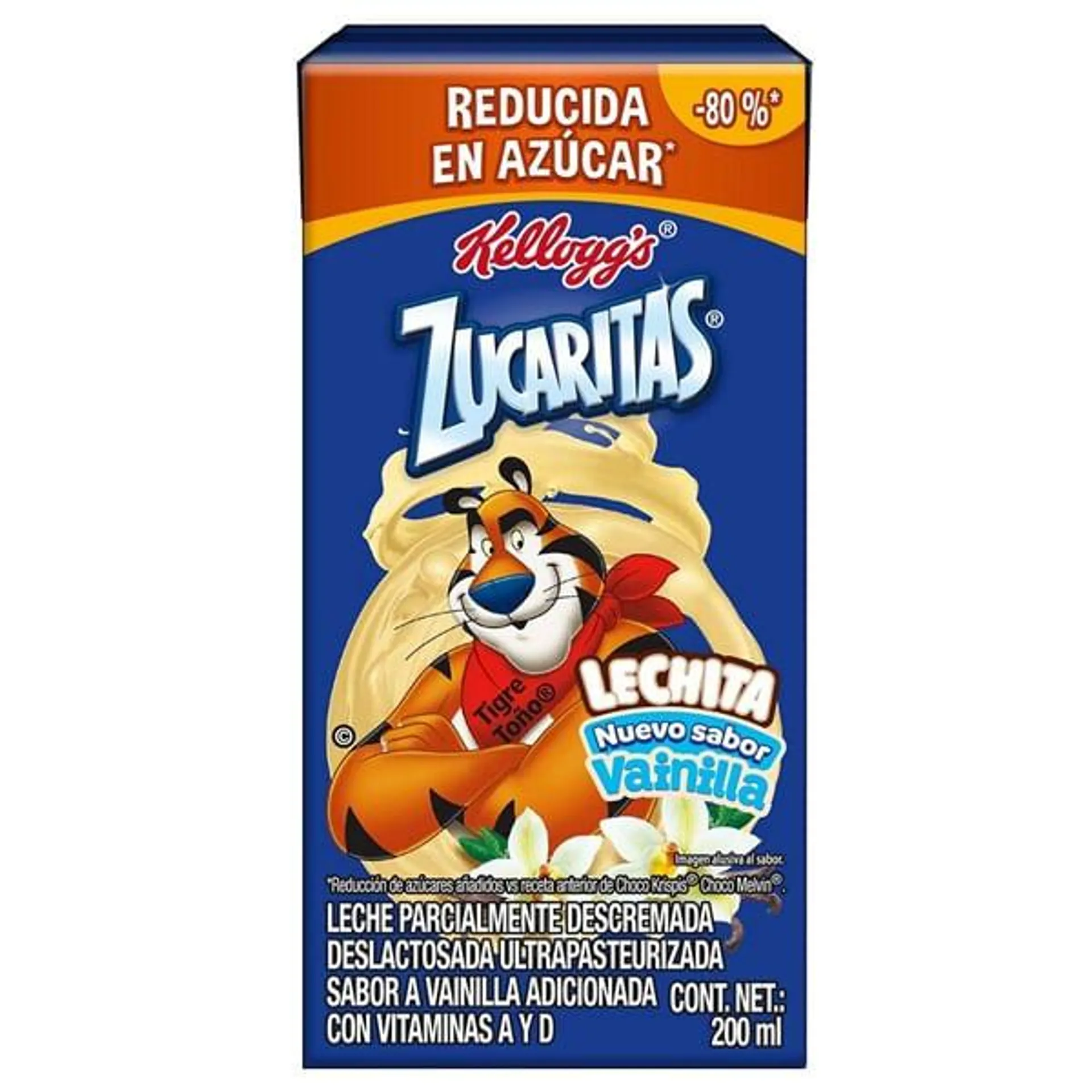 Lechita Zucaritas vainilla deslactosada 200 ml