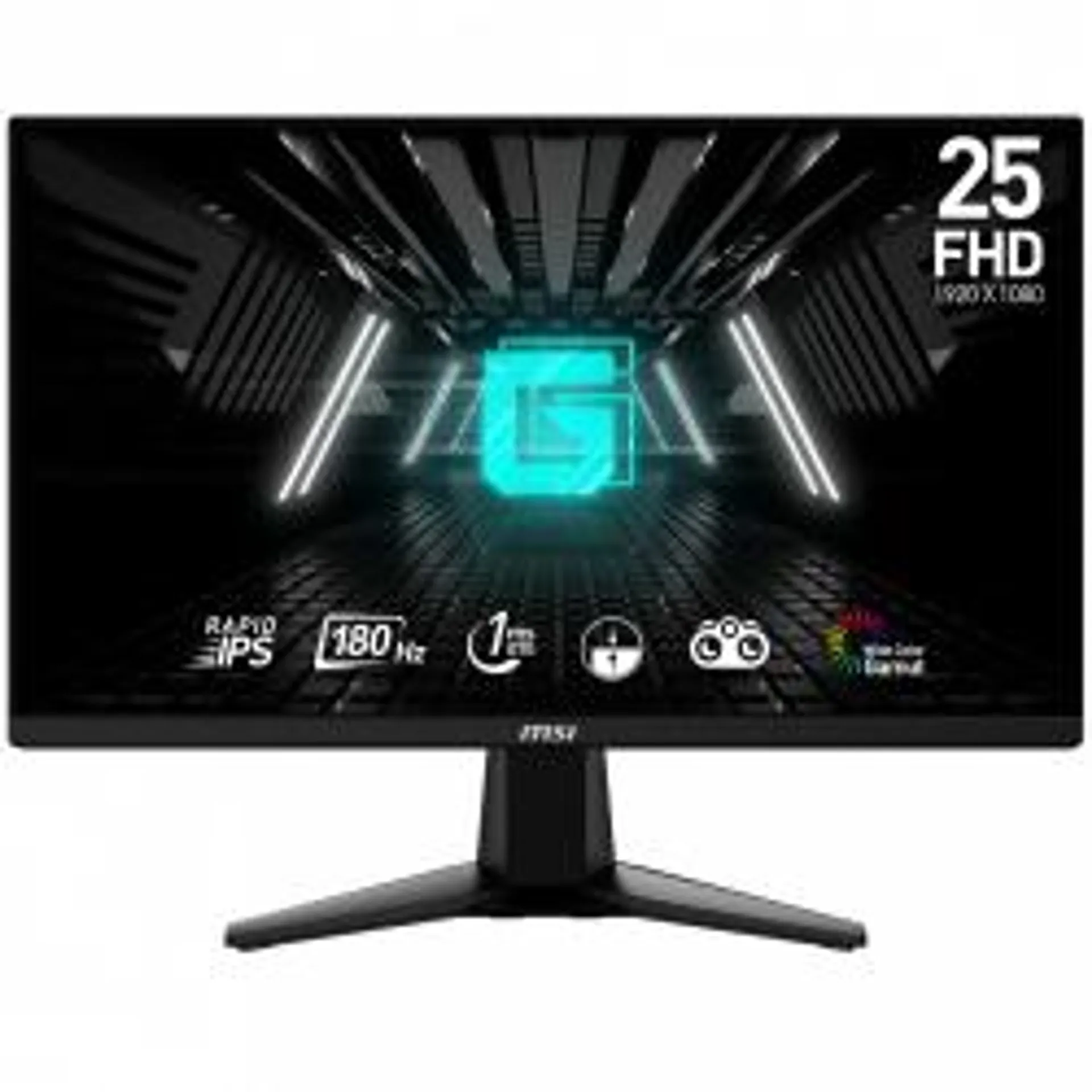 Monitor Gamer MSI G255F LCD 24.5", Full HD, FreeSync, 180Hz, HDMI, Negro