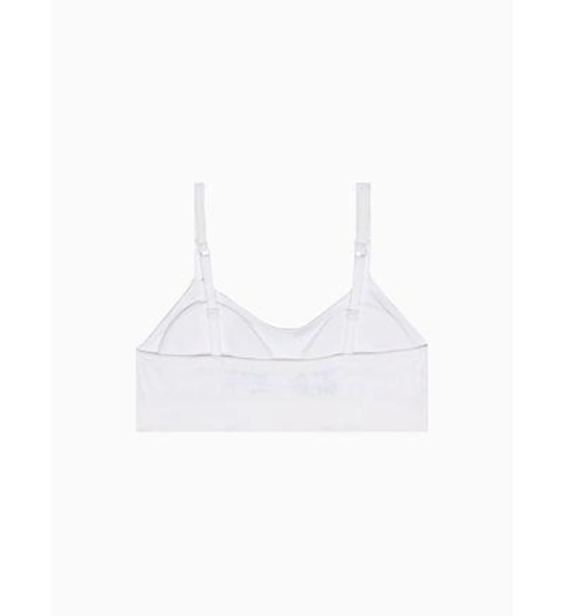 Brasier Calvin Klein sin Costuras Niña Blanco