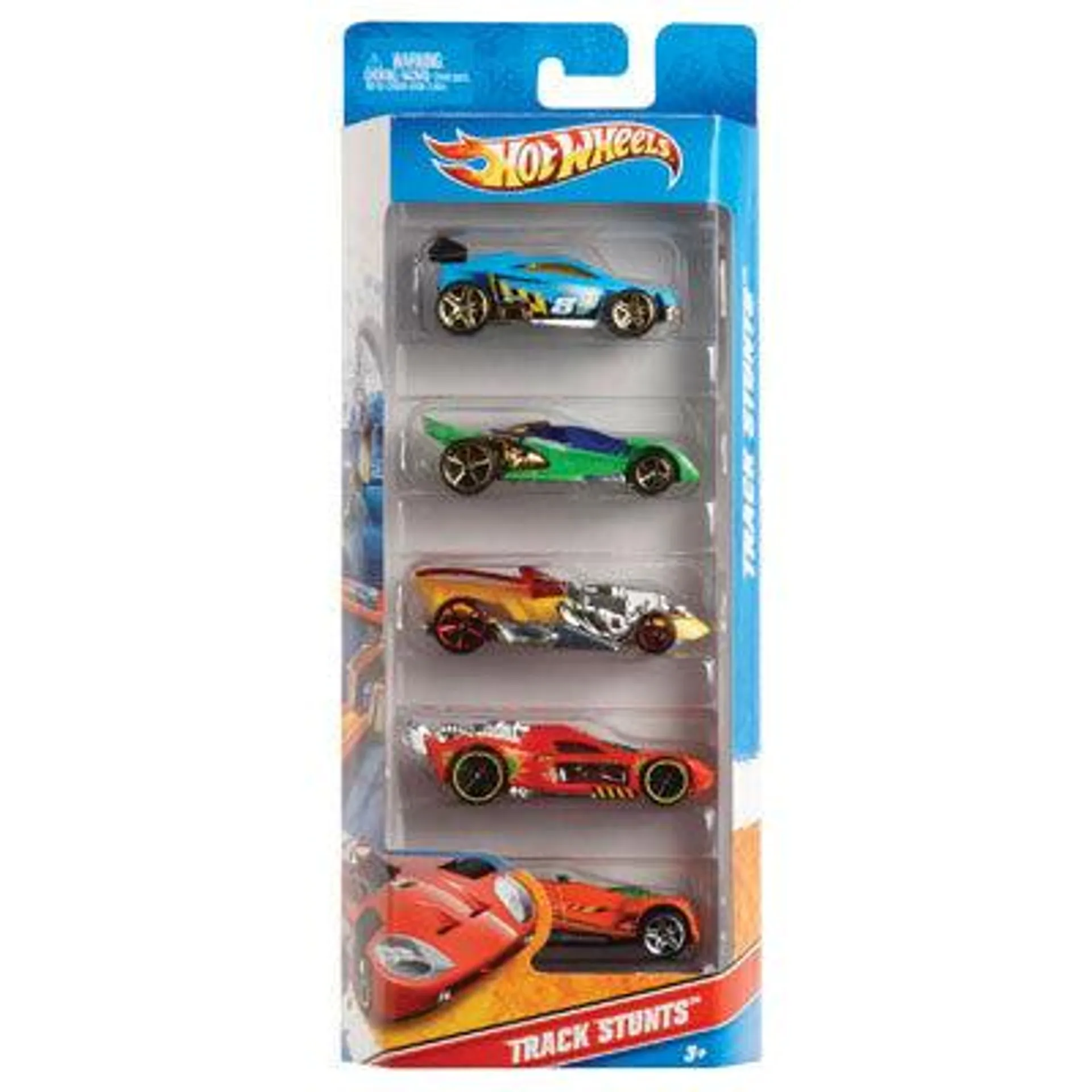 Hot Wheels Die Cast Paquete Sorpresa de 5 Autos 1806