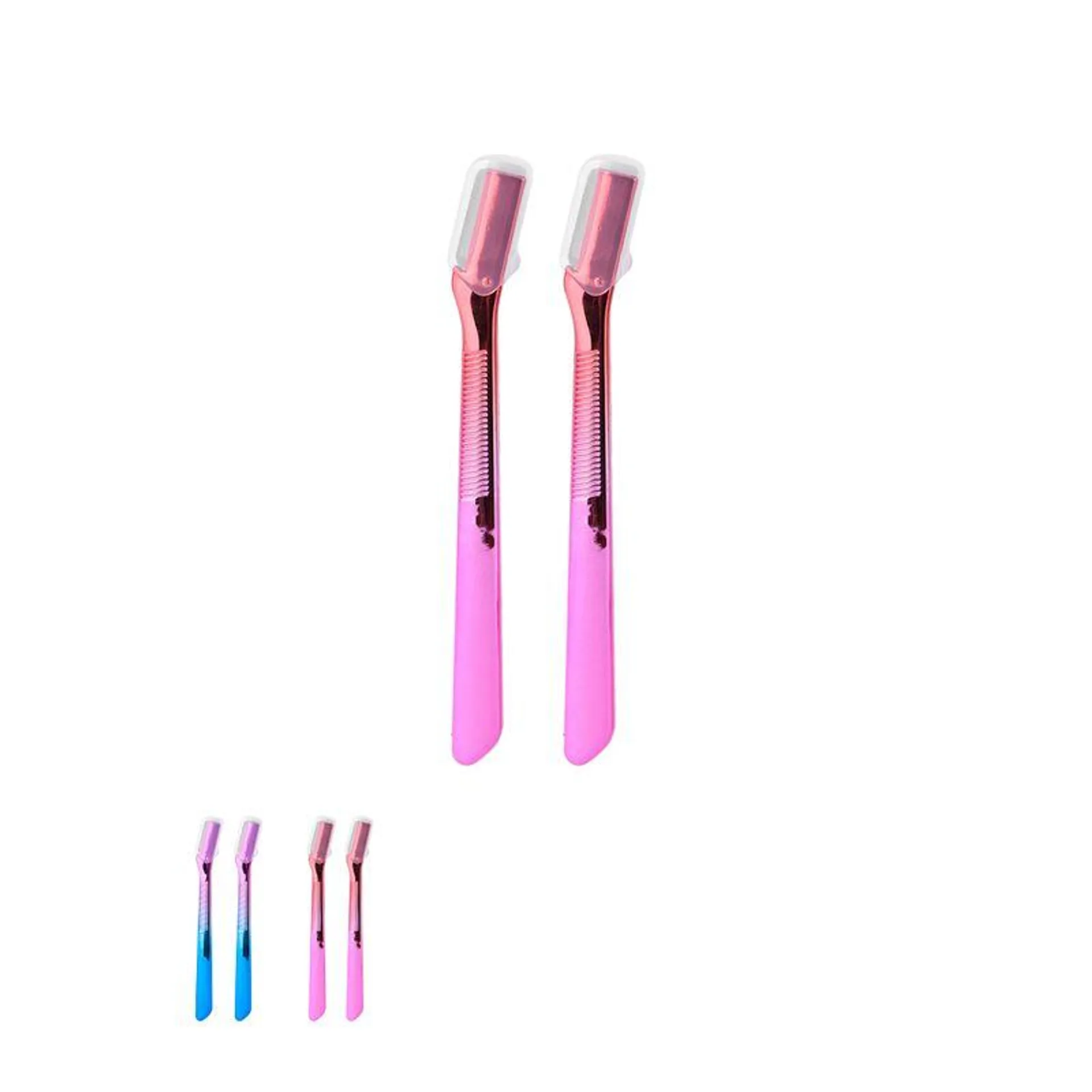 Set Perfiladores De Cejas Acero Inoxidable Tornasol 2 Piezas