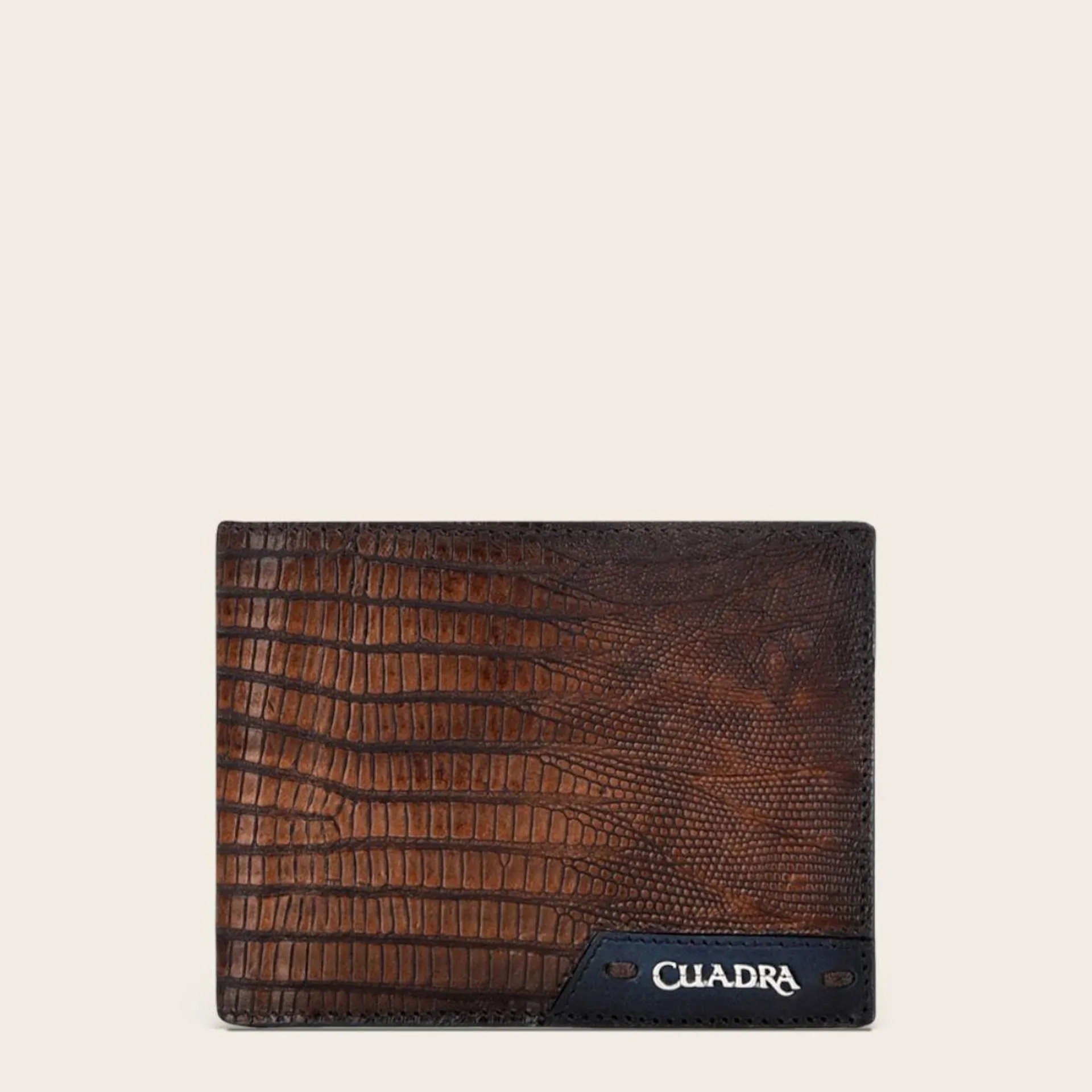 Billetera de piel de lizard
