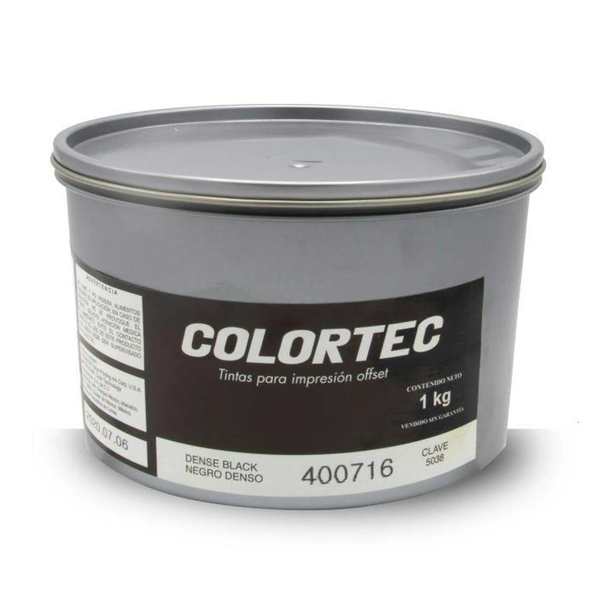 Tinta Colortec 5038 Negro Concentrado 1 Kg.