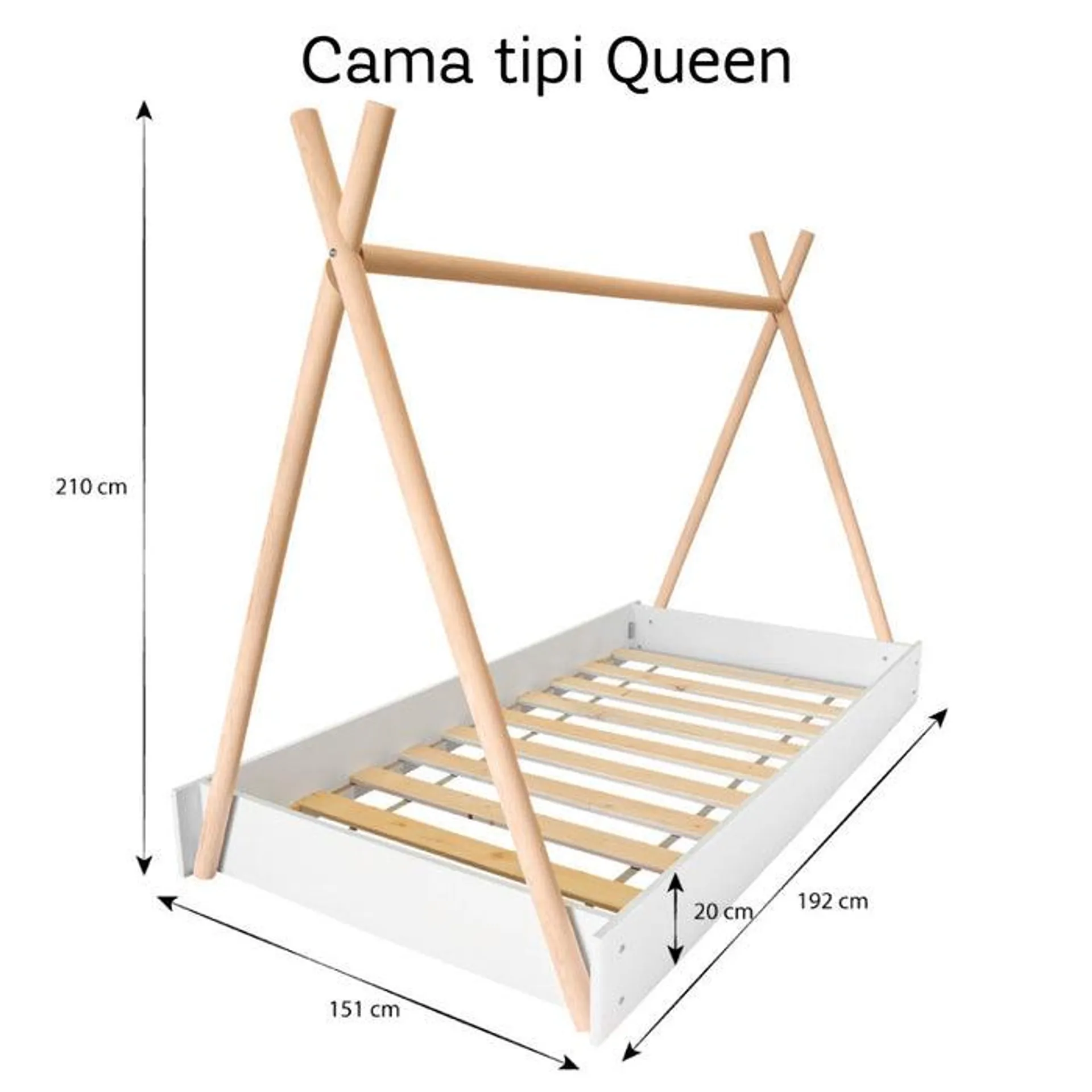 Cama Tipi Natural