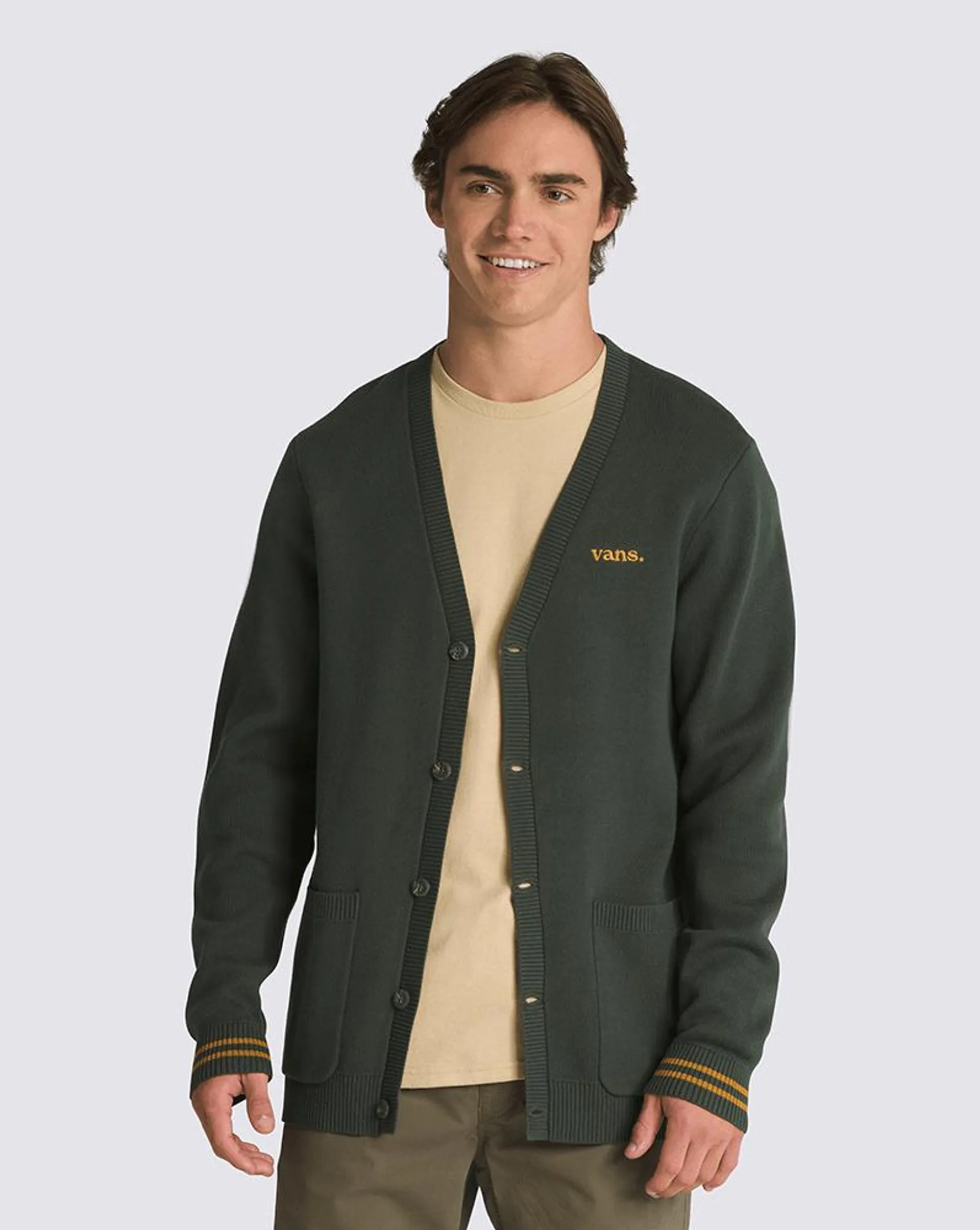 Suéter Halecrest Cardigan Verde PBZ0