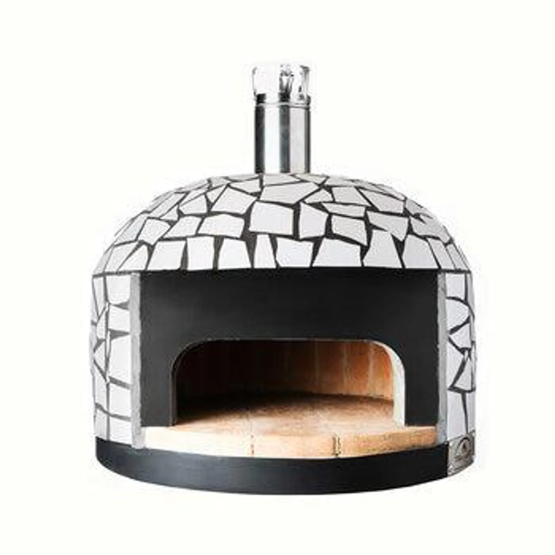 Forno Napoli, Horno de Leña Modelo Barano, Color Blanco