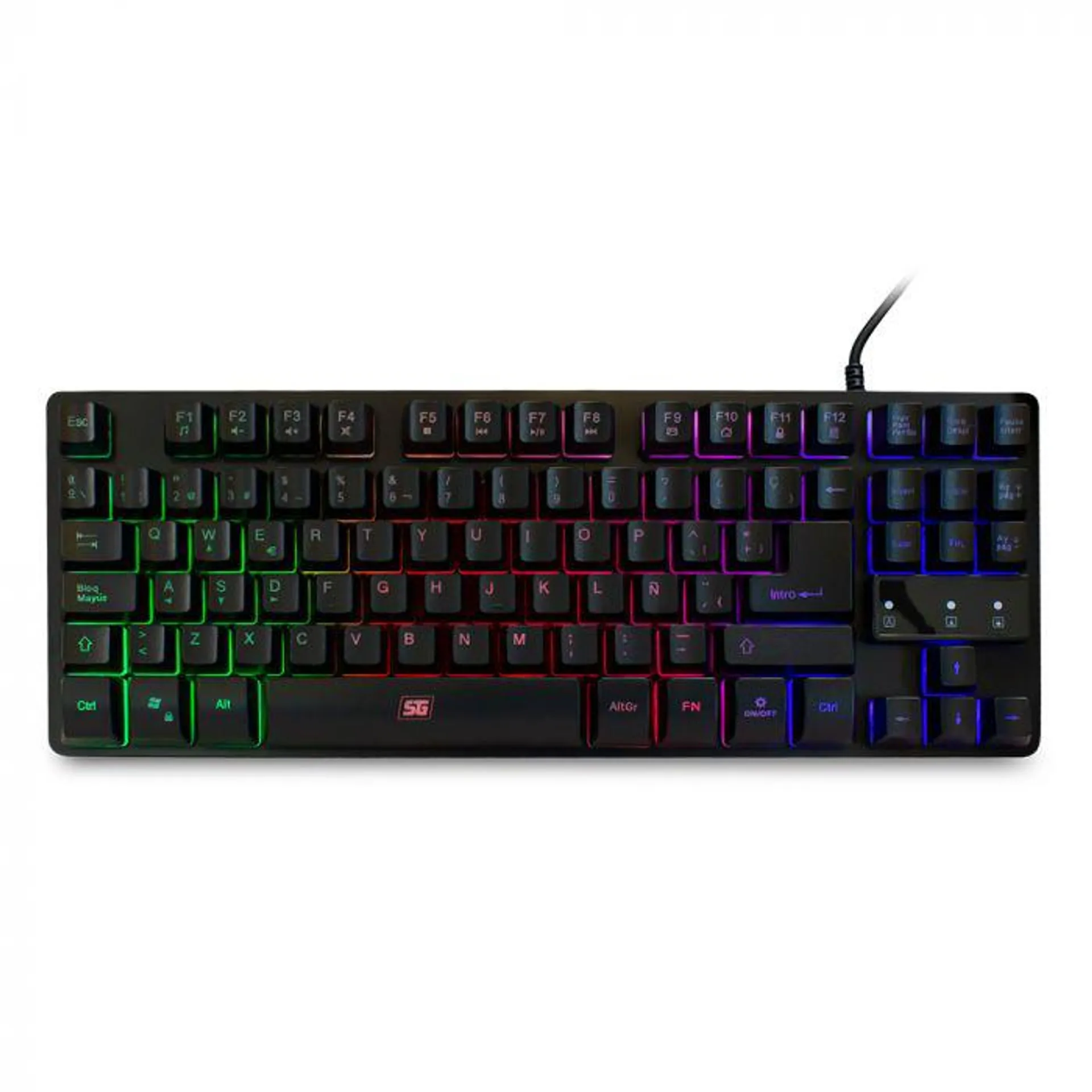 Teclado Gamer Vorago Start The Game Kb-503 Alambrico Metalico