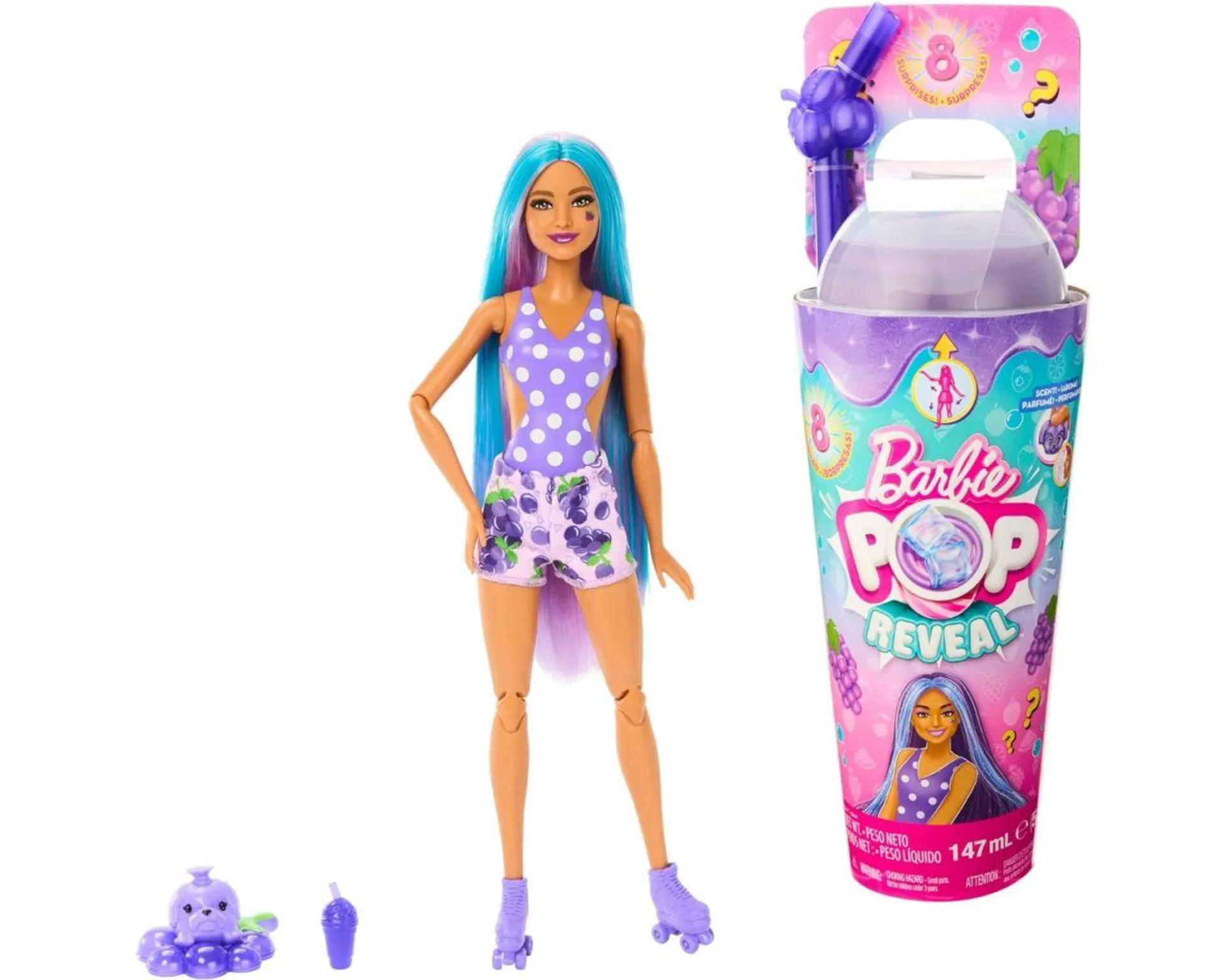 Barbie Pop! Reveal Serie Frutas Uvas