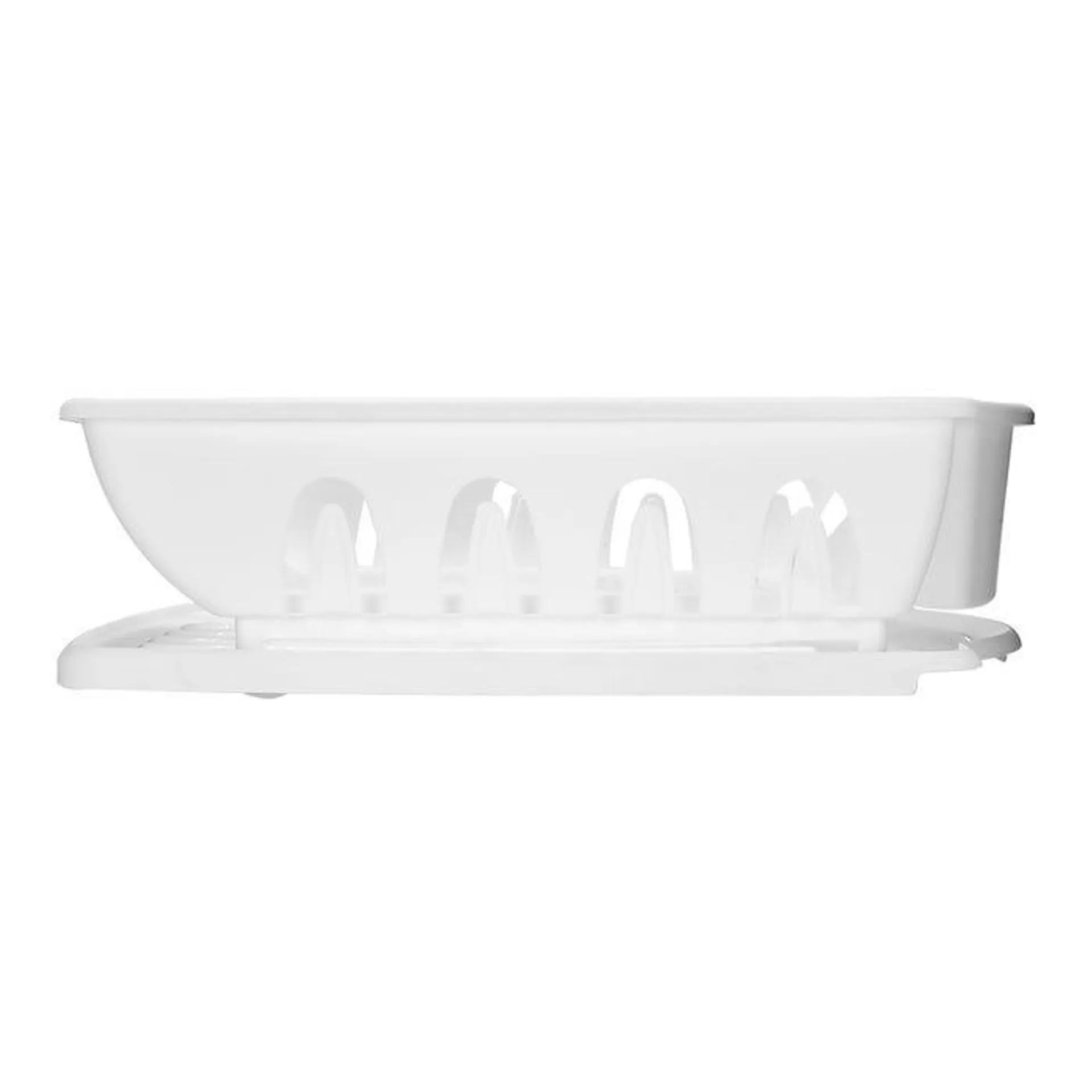 Escurridor para platos de plástico grande con bandeja 011067 Kitchen Pro