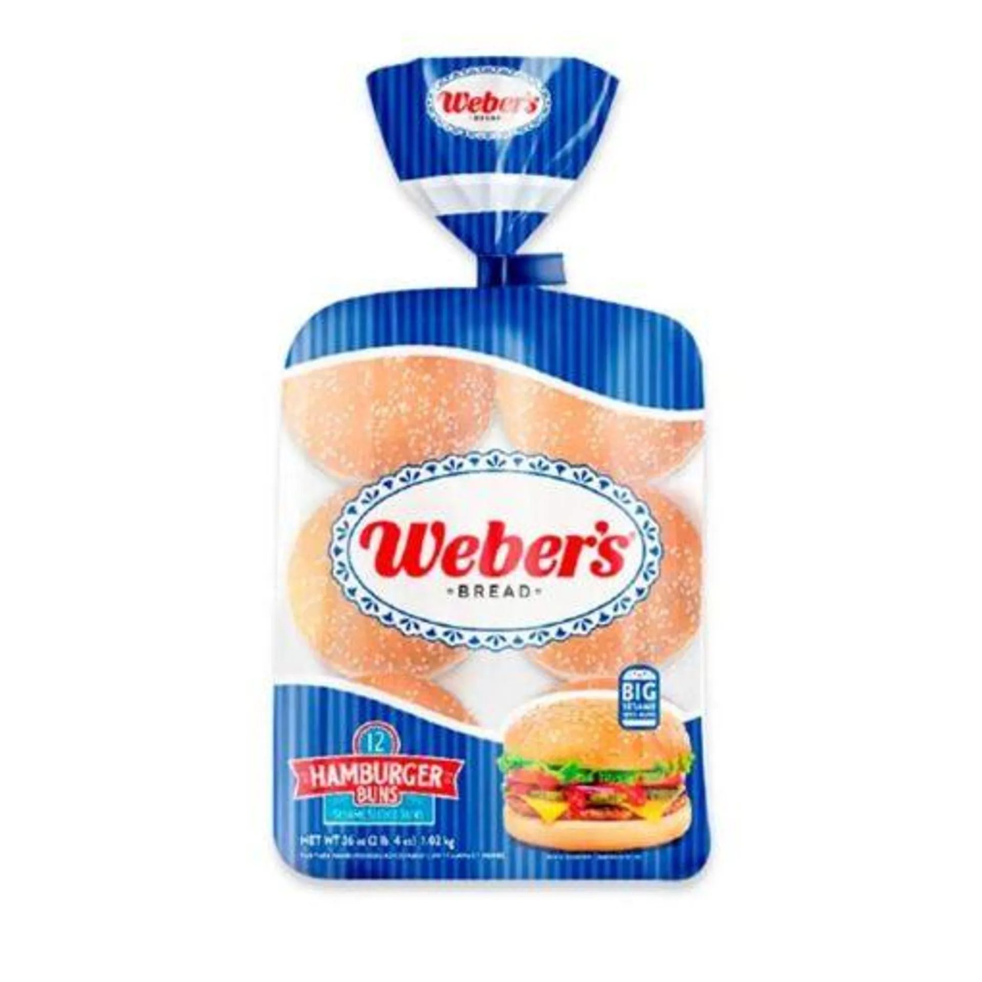 Pan para hamburguesa Weber’s