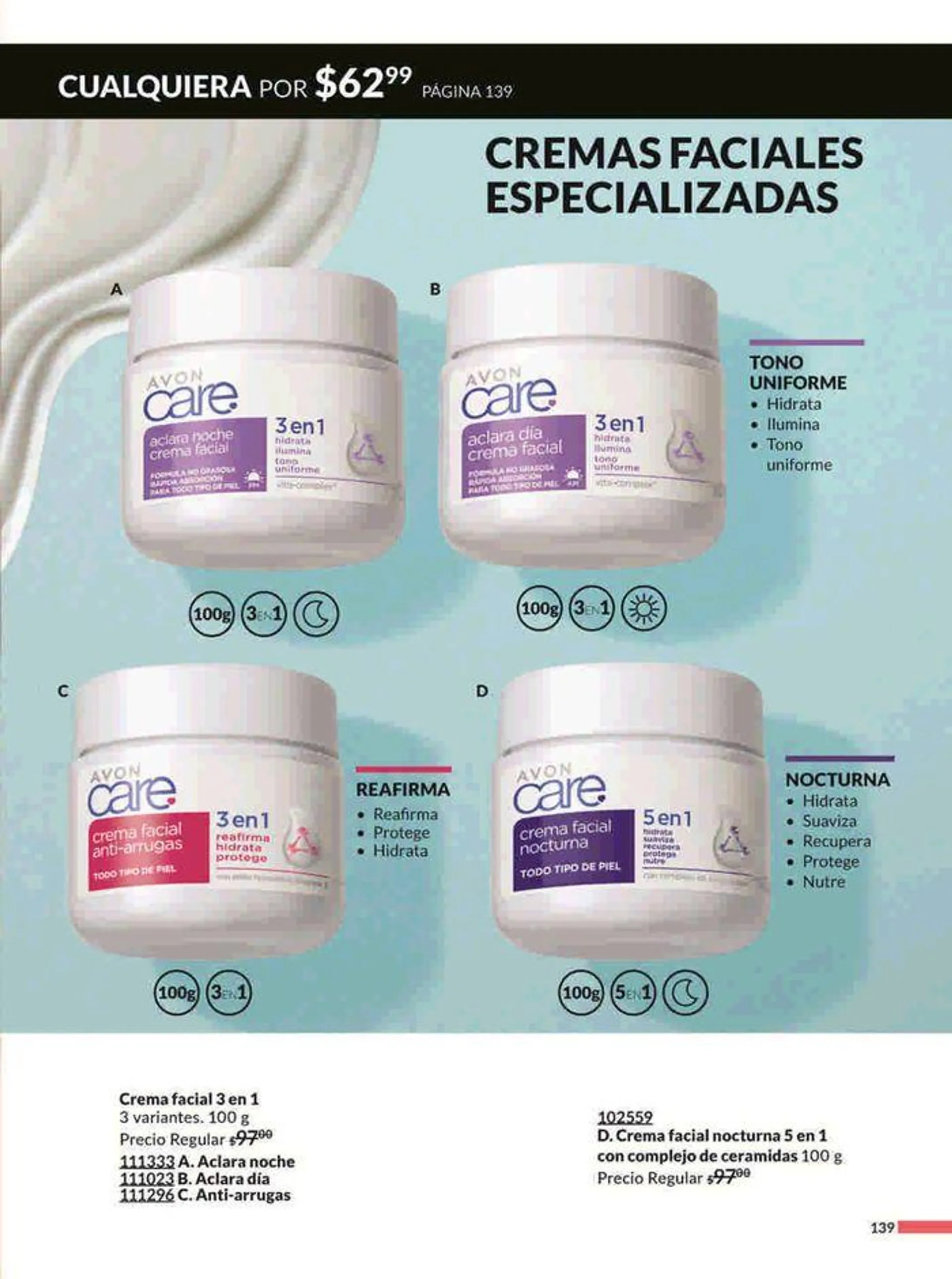 Avon COSMÉTICOS C16 - 139