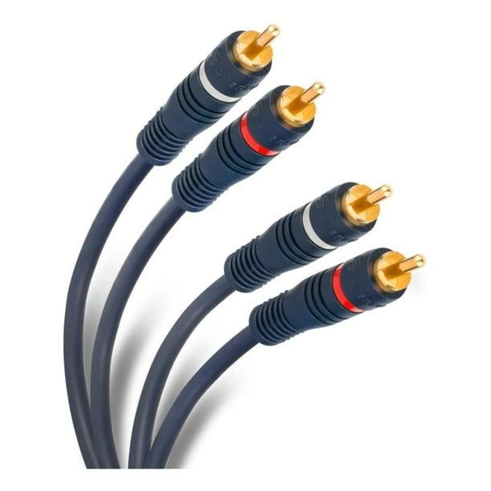 Cable 2 Plug Rca A 2 Plug Rca De 7,2 M Con Conecto | 254-225 Steren 254-225