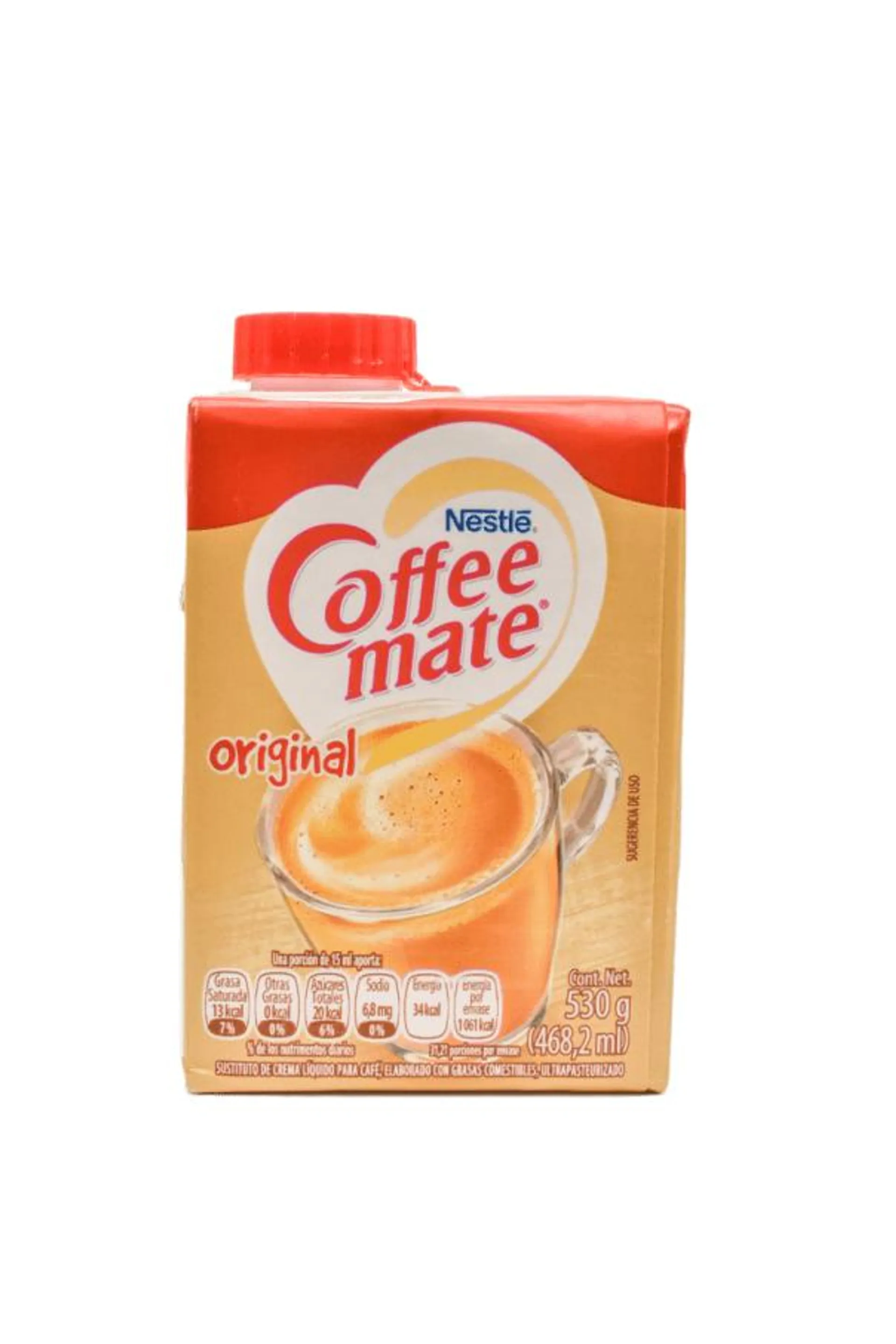 Coffee Mate Original Liquido 530 Gr Todas