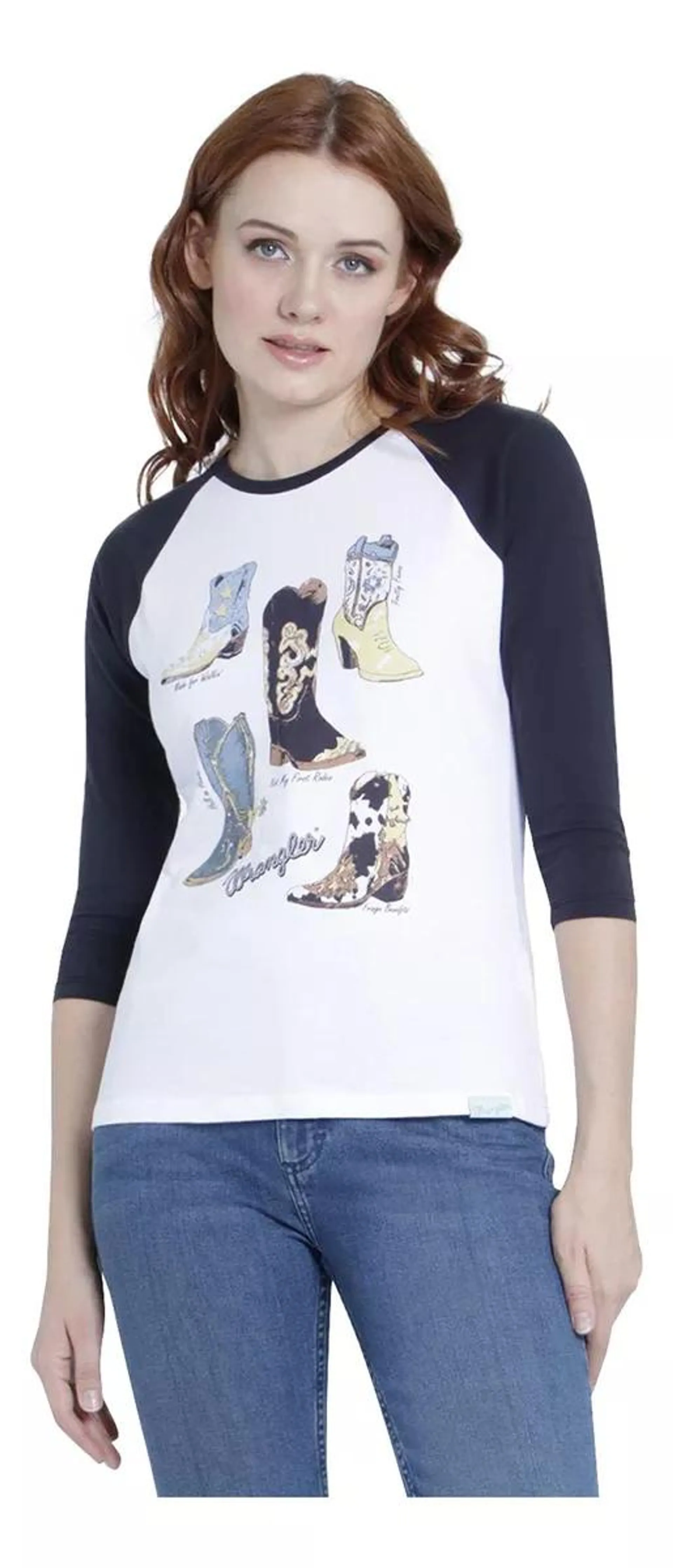 Playera Mujer Wrangler Estampada Slim Fit 994