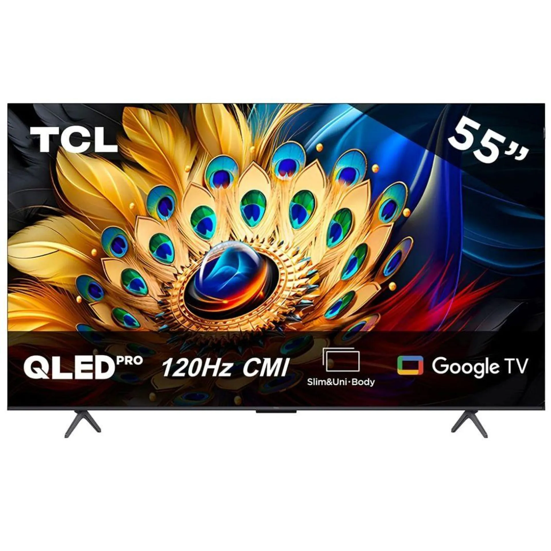 Pantalla Qled Tcl 55 Pulgadas 4K Google Tv 55Q651G