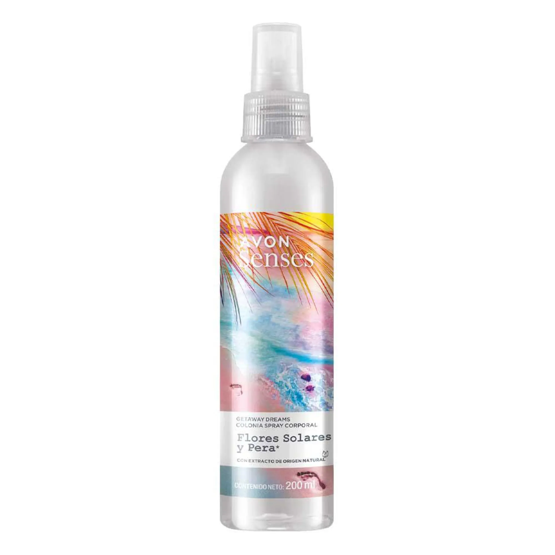 Colonia Spray Corporal Flores Solares & Pera | Avon Senses
