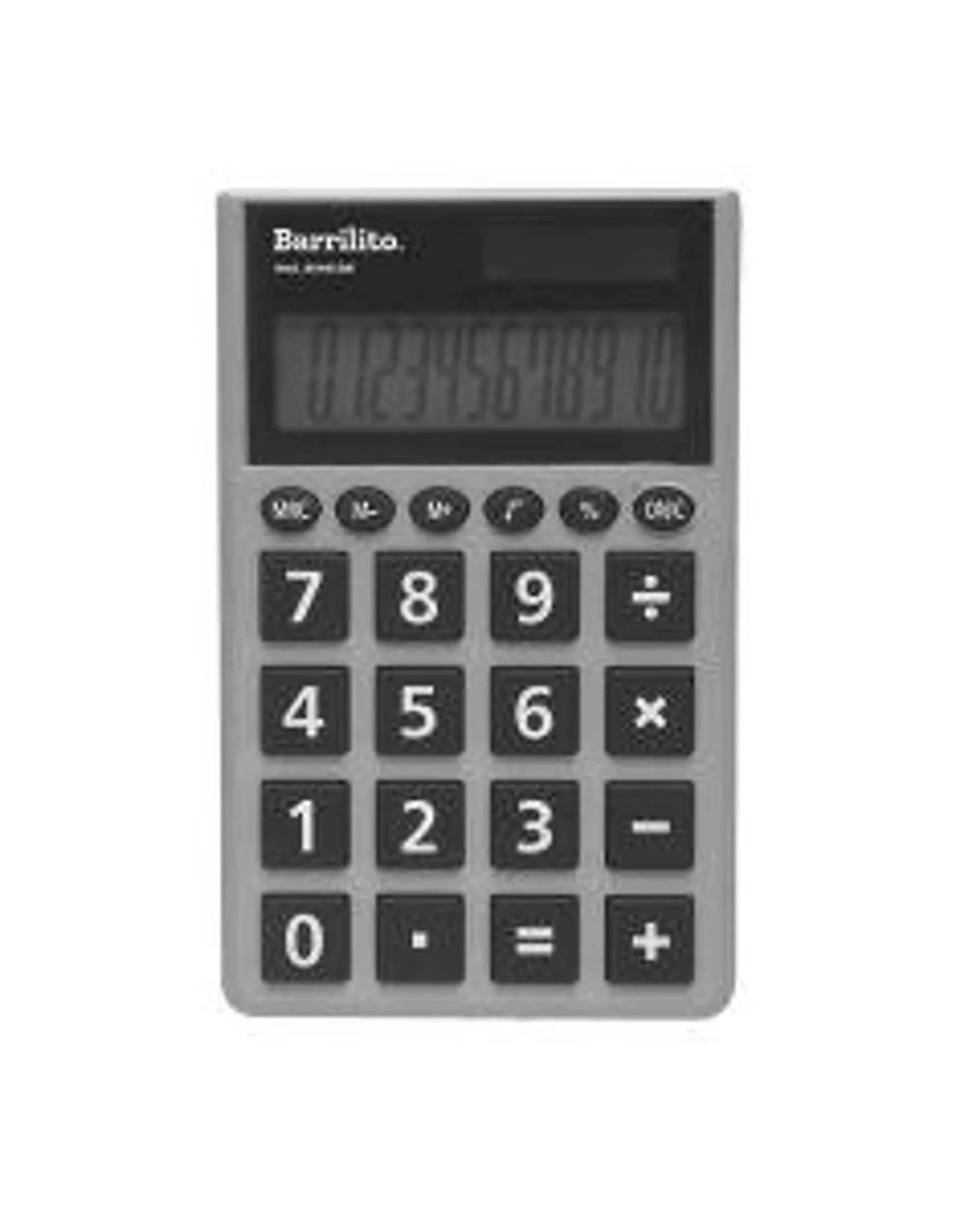 CALCULADORA BASICA BOLSI. BARRILITO 8046CBB SOL/BAT. 12 DIG. BL/1