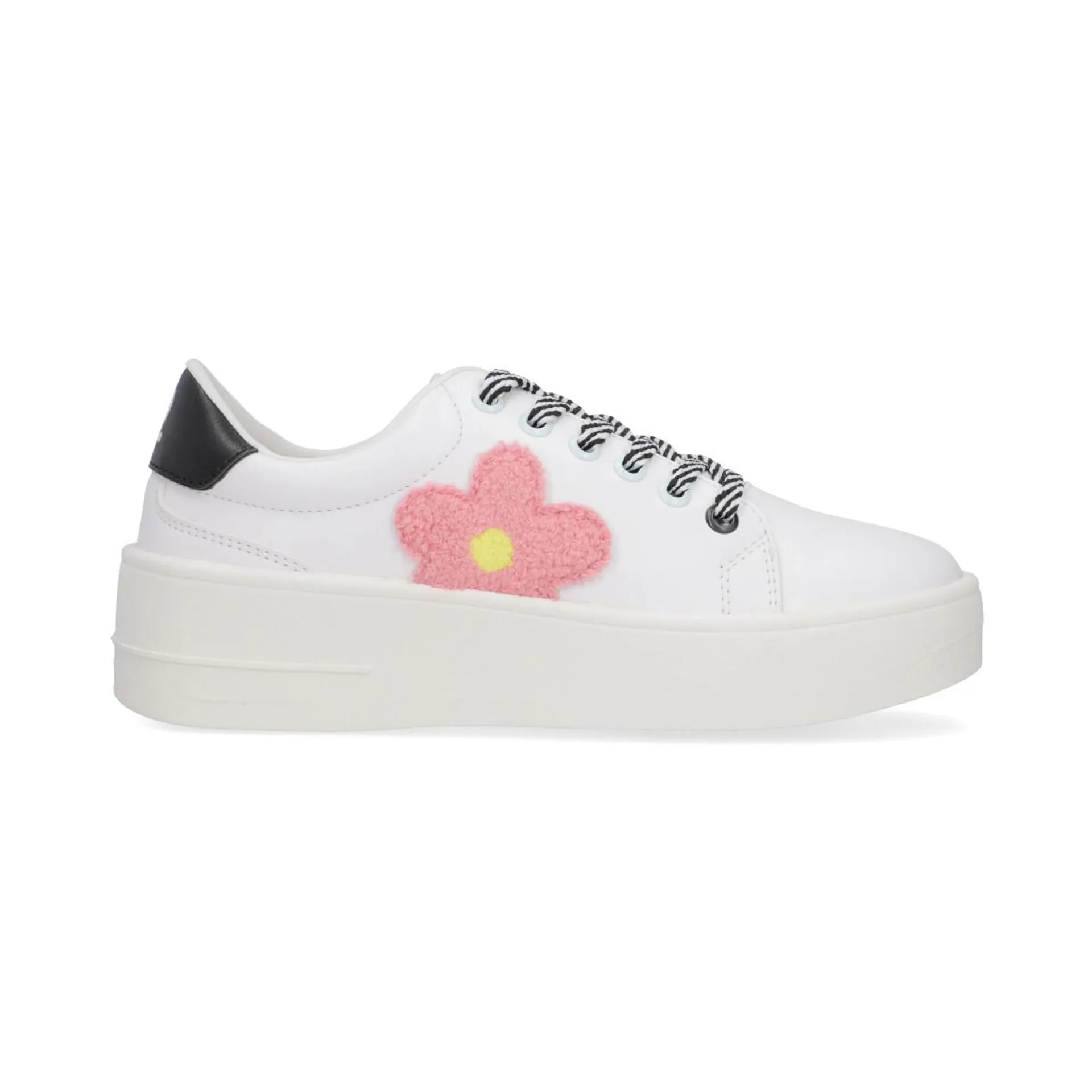 SNEAKER OZONO PARA MUJER ESTILO 652302 BLANCO - ROSA