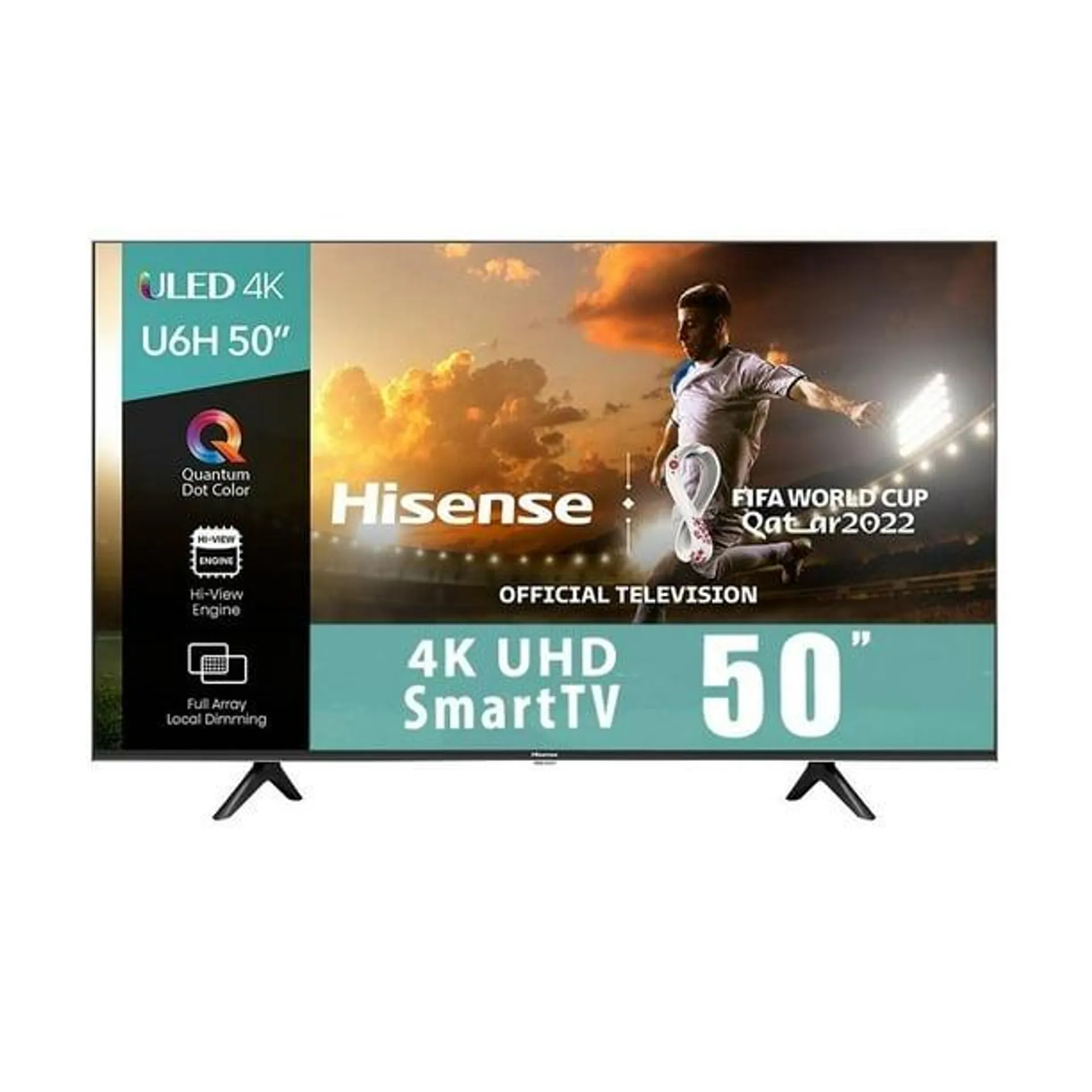 TV Hisense 50 Pulgadas 4K Ultra HD Smart TV ULED 50U6H