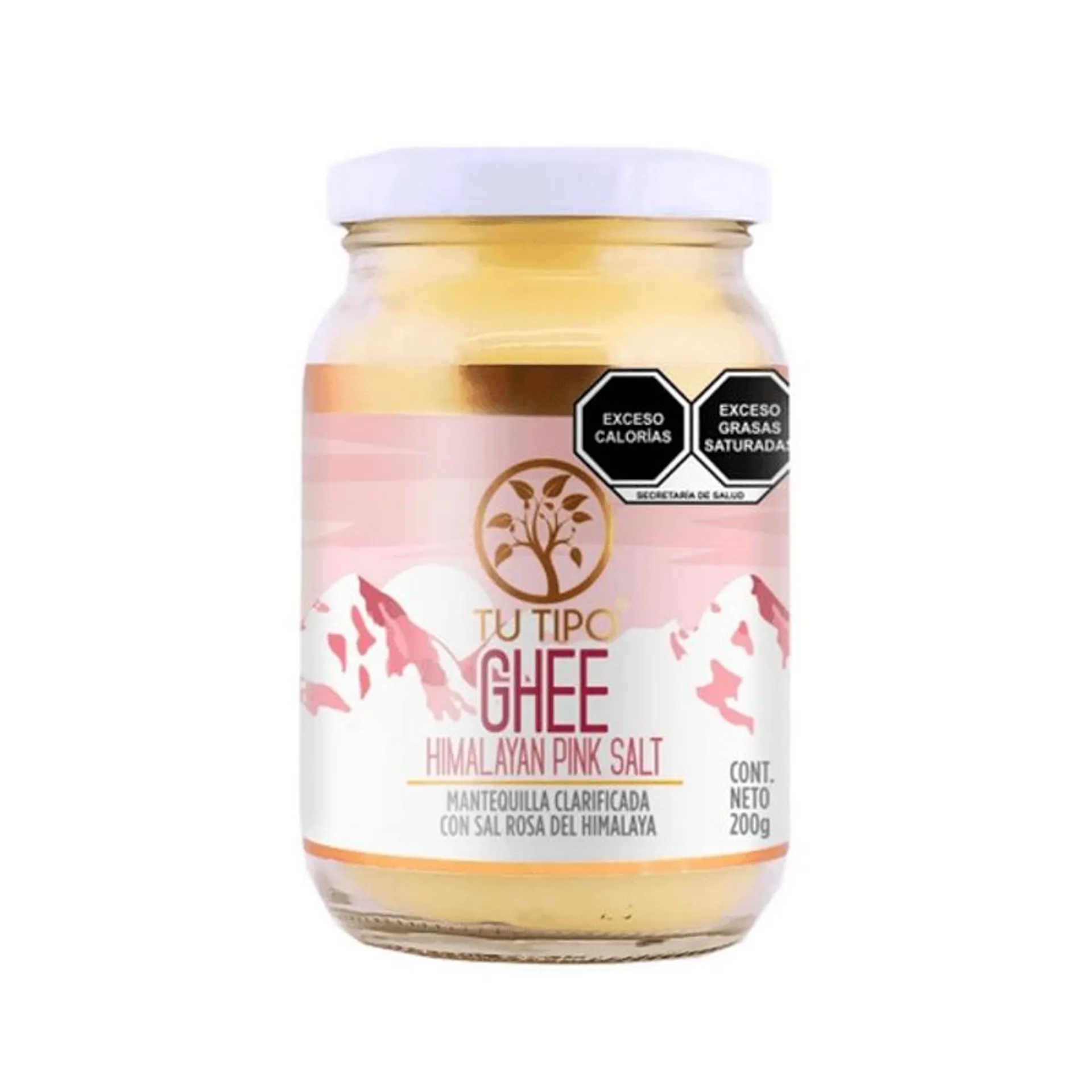 Ghee Mantequilla Clarificada con Sal del Himalaya 200 g