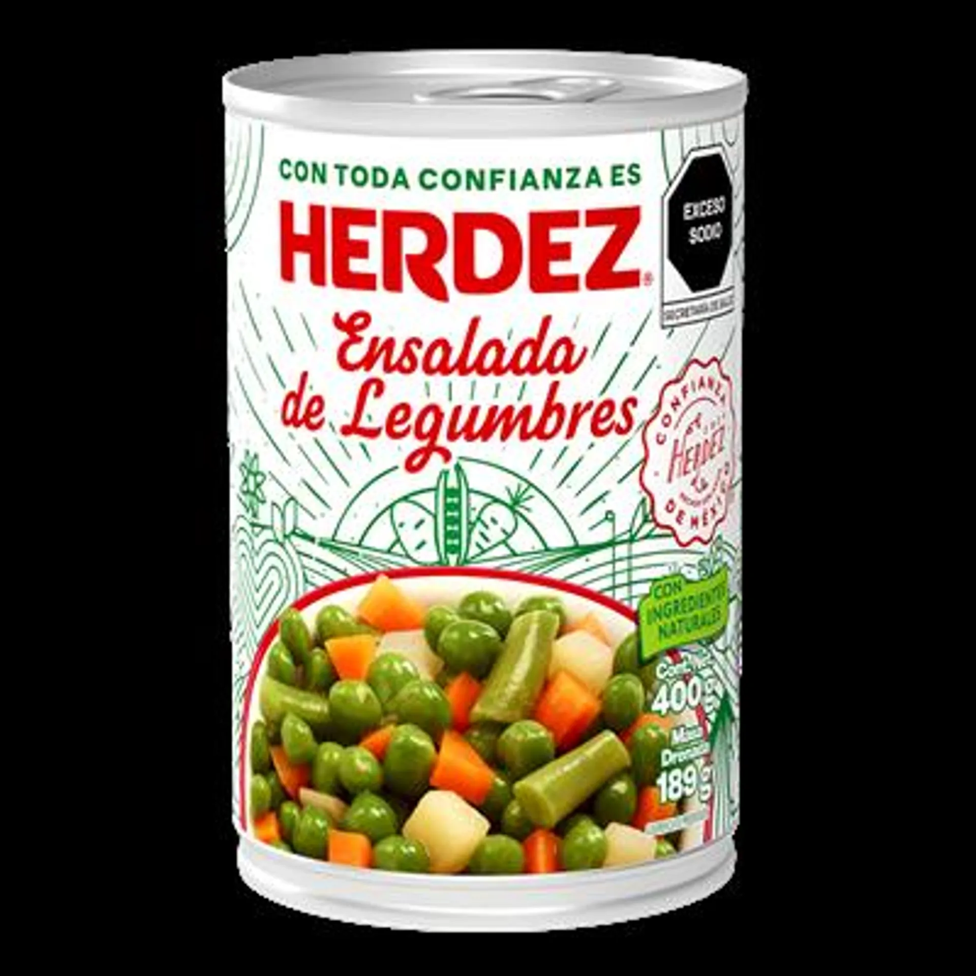 Ensalada De Legumbres Herdez 400 g