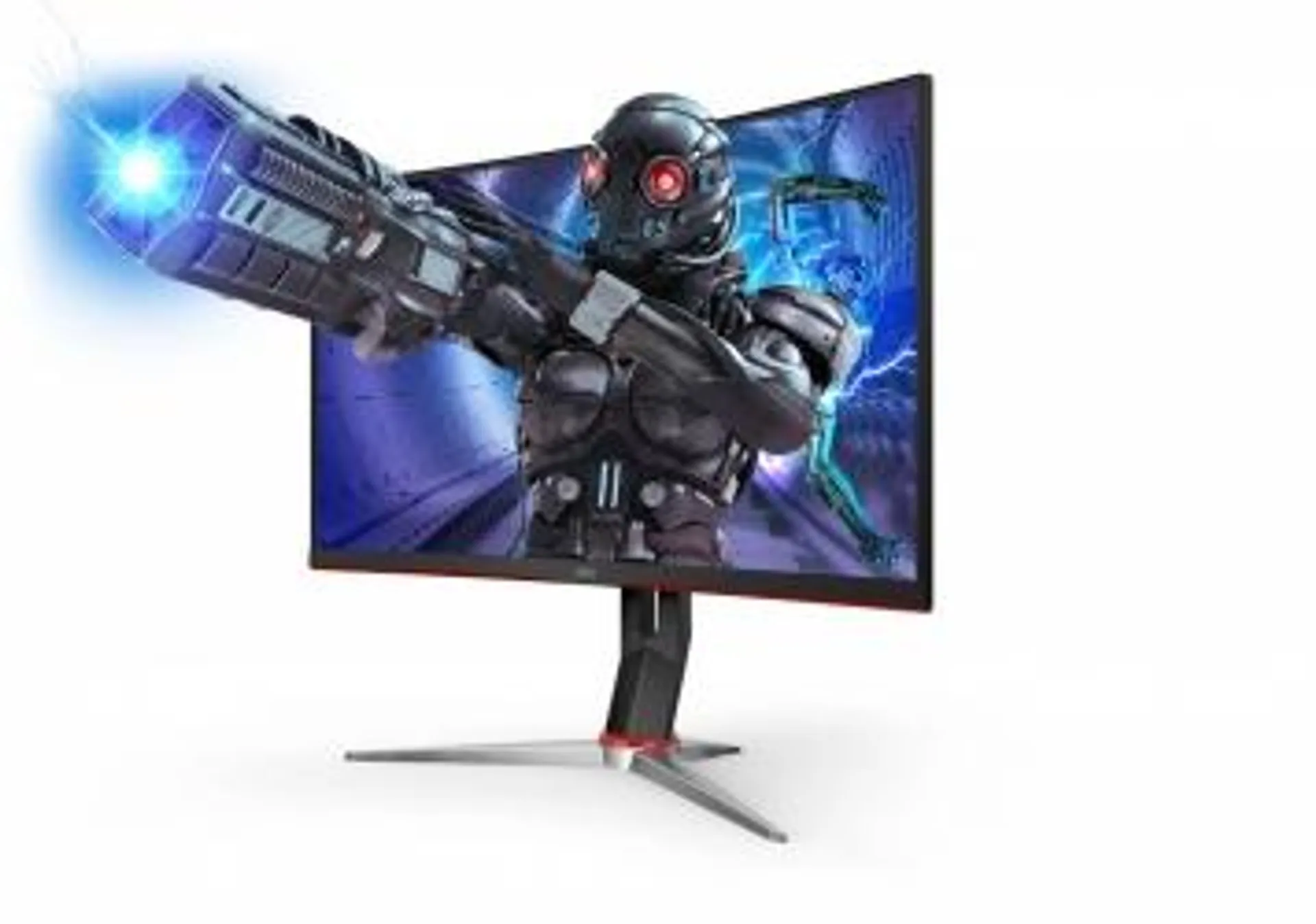 Monitor Gamer Curvo AOC C27G2 LED 27", Full HD, FreeSync, 165Hz, HDMI, Negro/Rojo