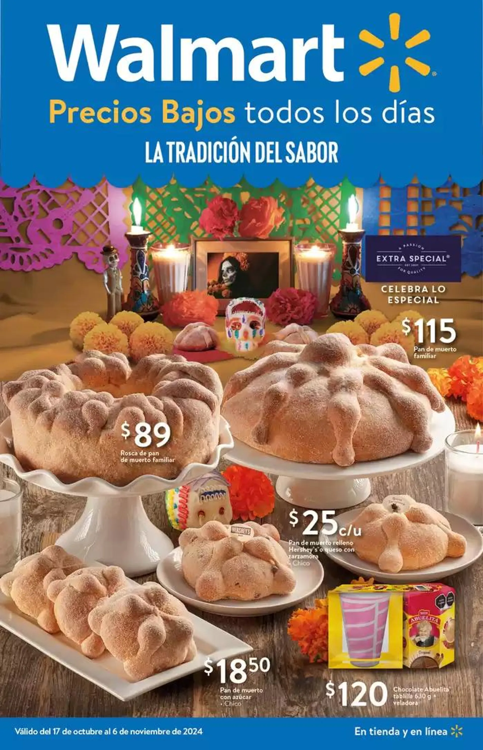 Catálogo de Walmart - Día de Muertos 6 de noviembre al 6 de noviembre 2024 - Pagina 1