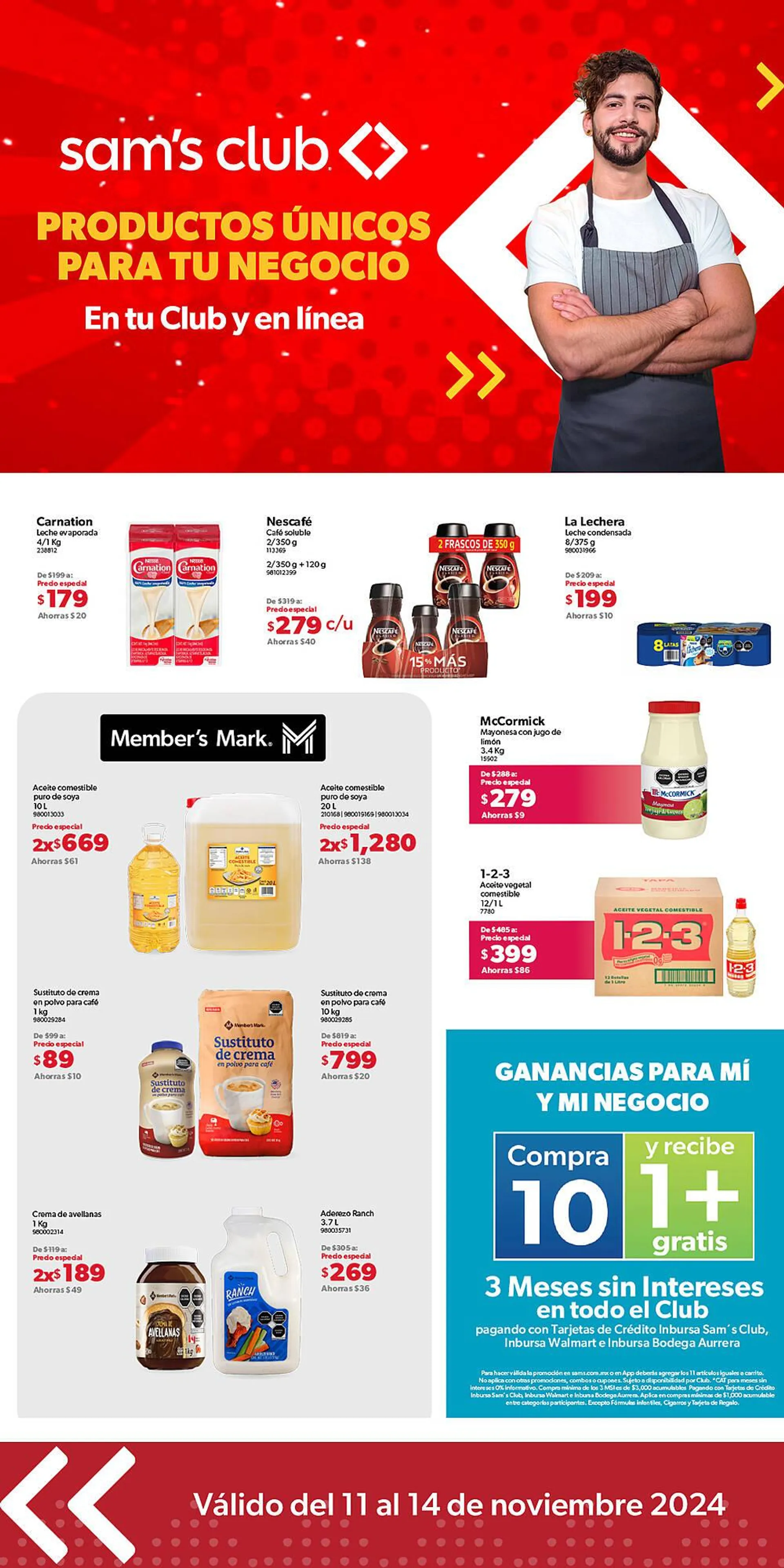 Catálogo de Catálogo Sam's Club 11 de noviembre al 14 de noviembre 2024 - Pagina 1