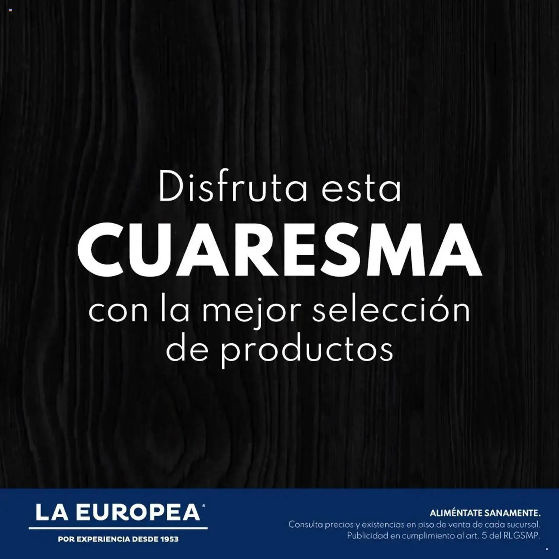 Catálogo La Europea - 1